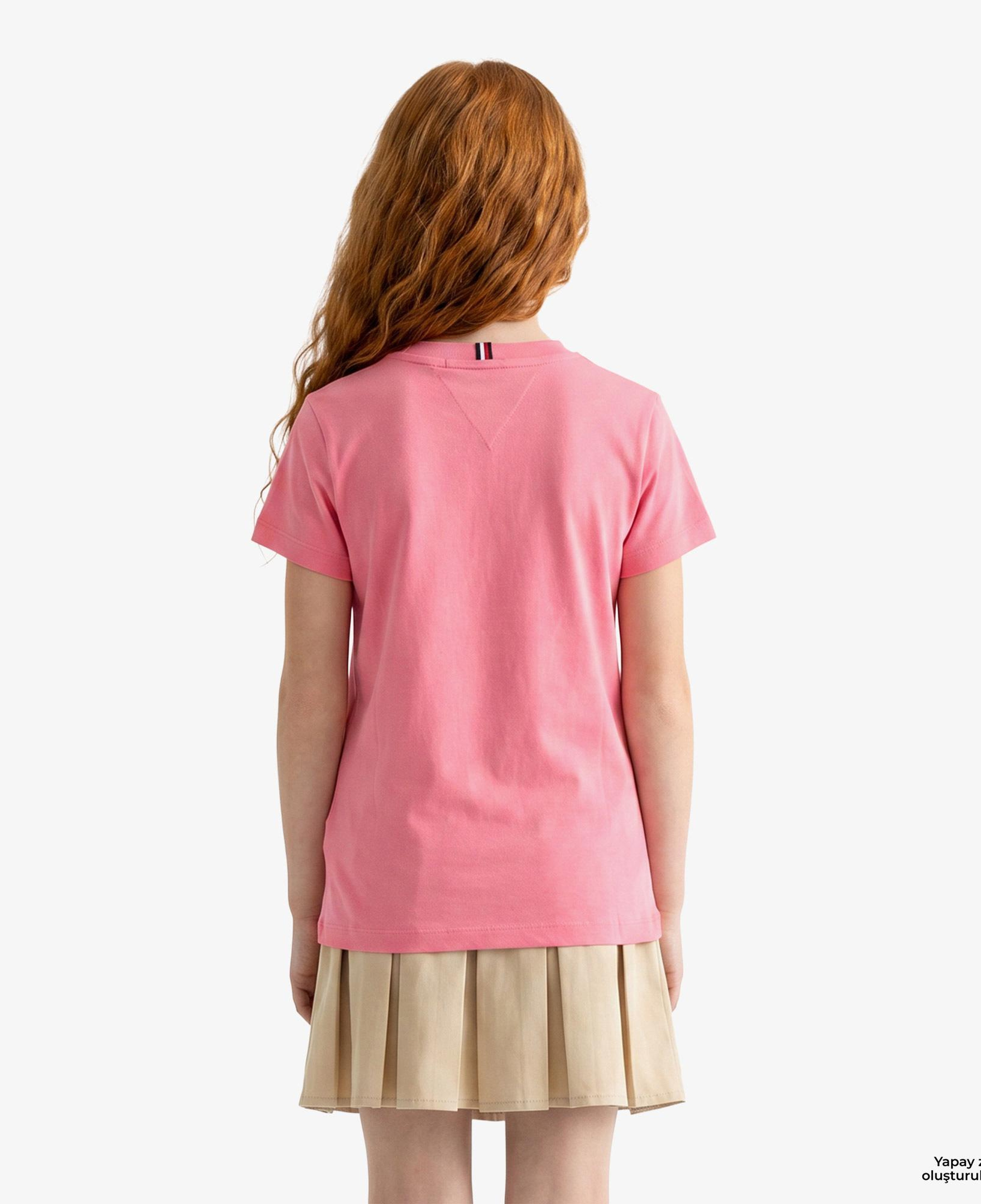 Tommy Hilfiger Mini Corp Çocuk Pembe T-Shirt