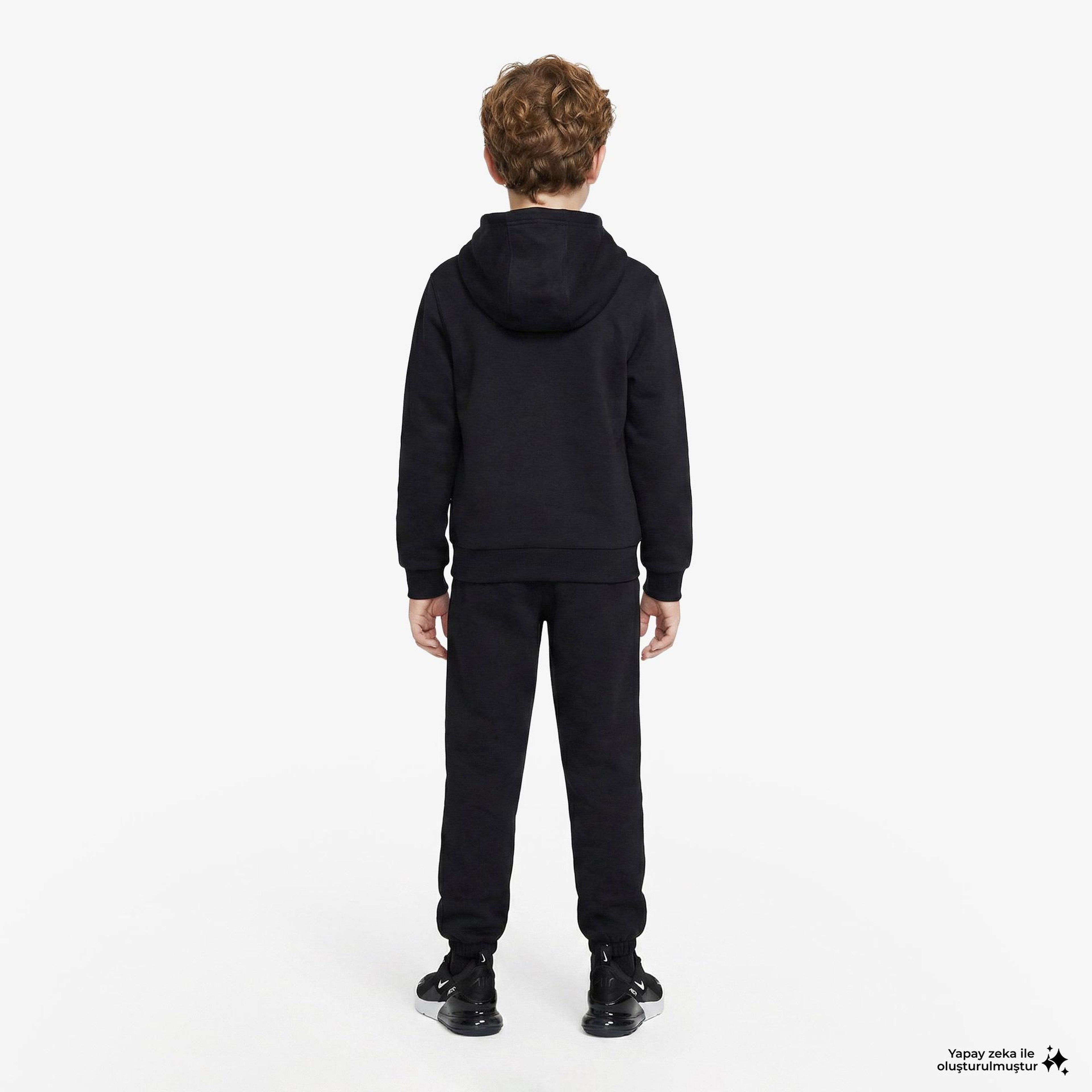 Nike Sportswear Club Fleece Loose Çocuk Siyah Eşofman Altı