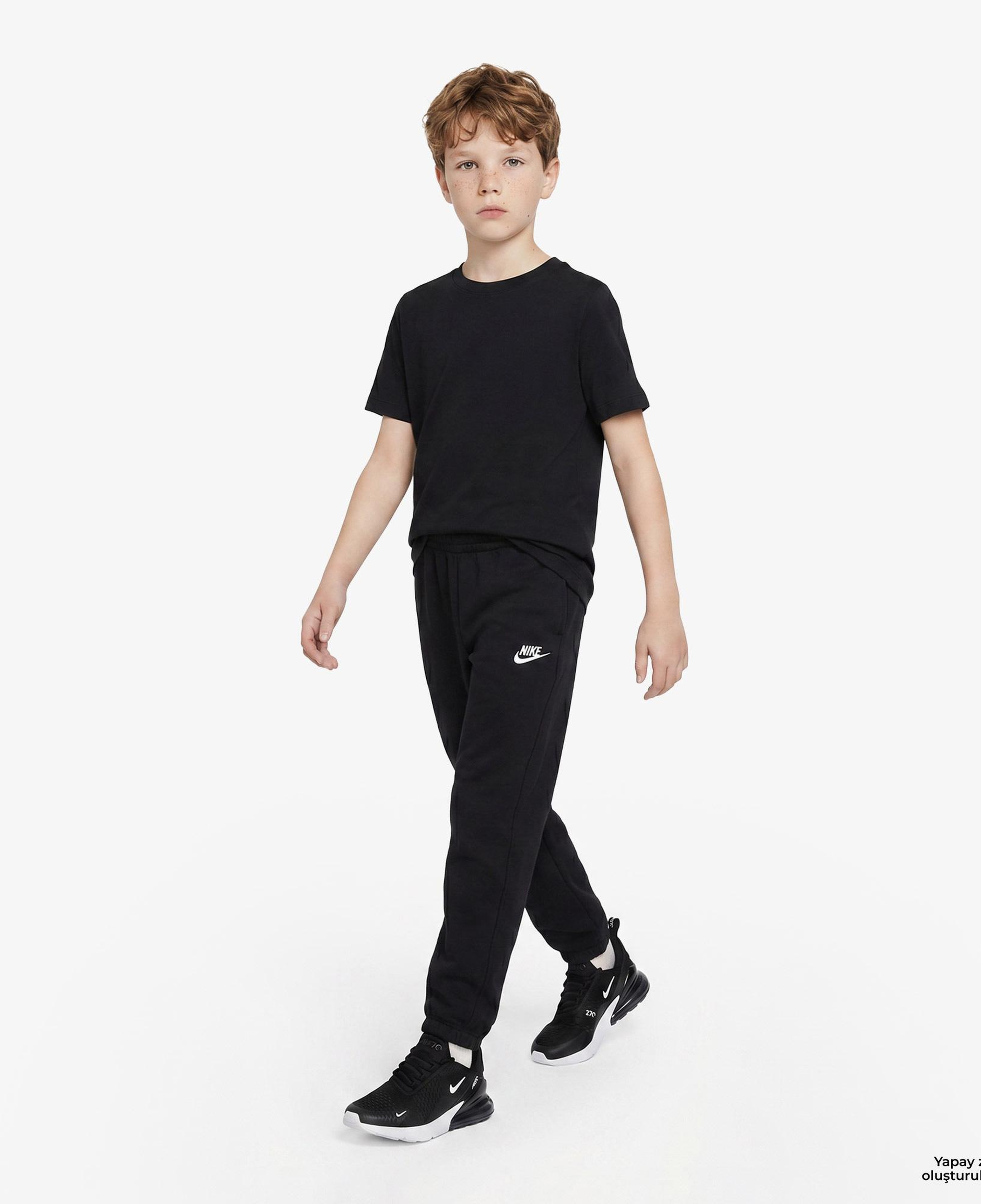 Nike Sportswear Club Fleece Loose Çocuk Siyah Eşofman Altı