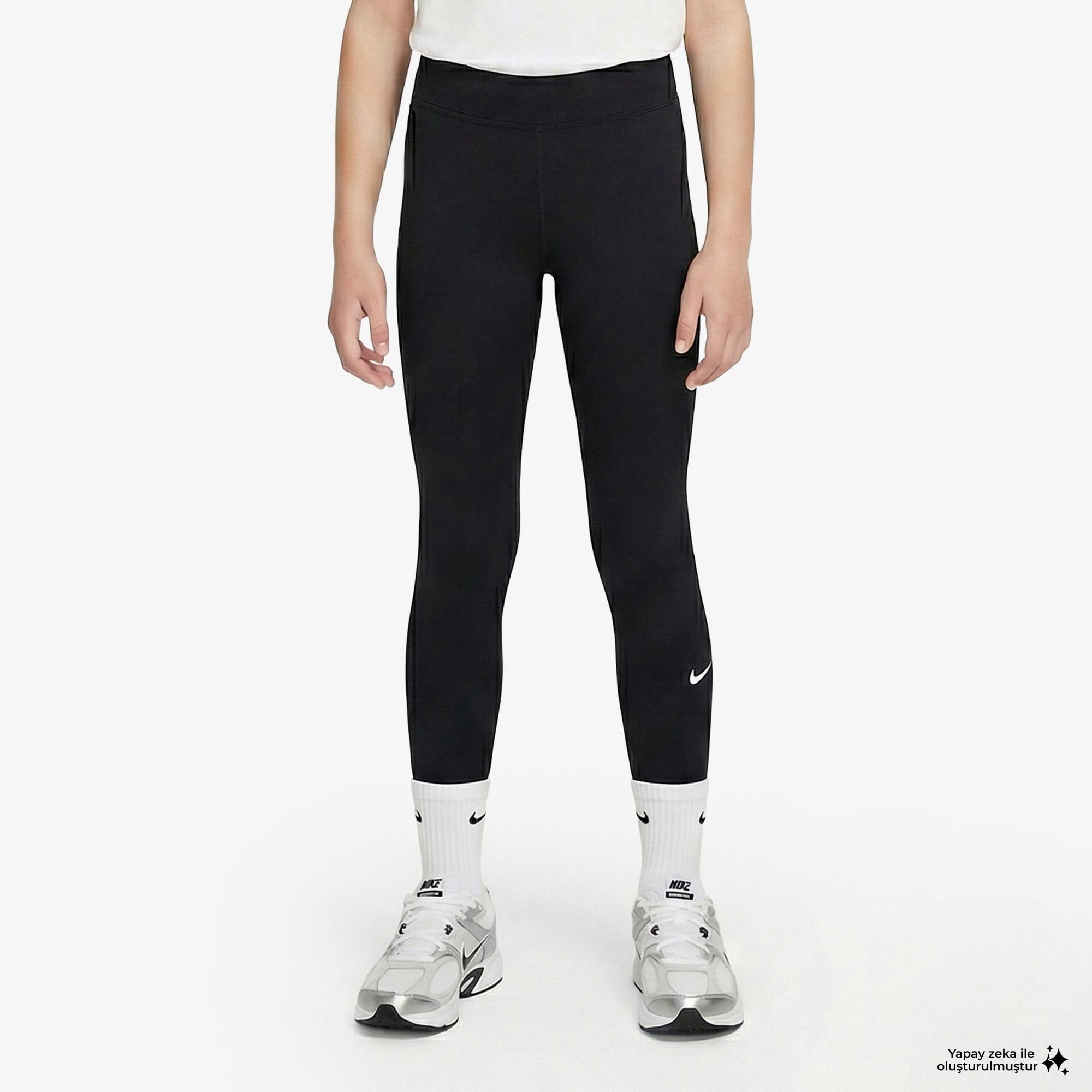 Nike Dri-Fit One Çocuk Siyah Tayt