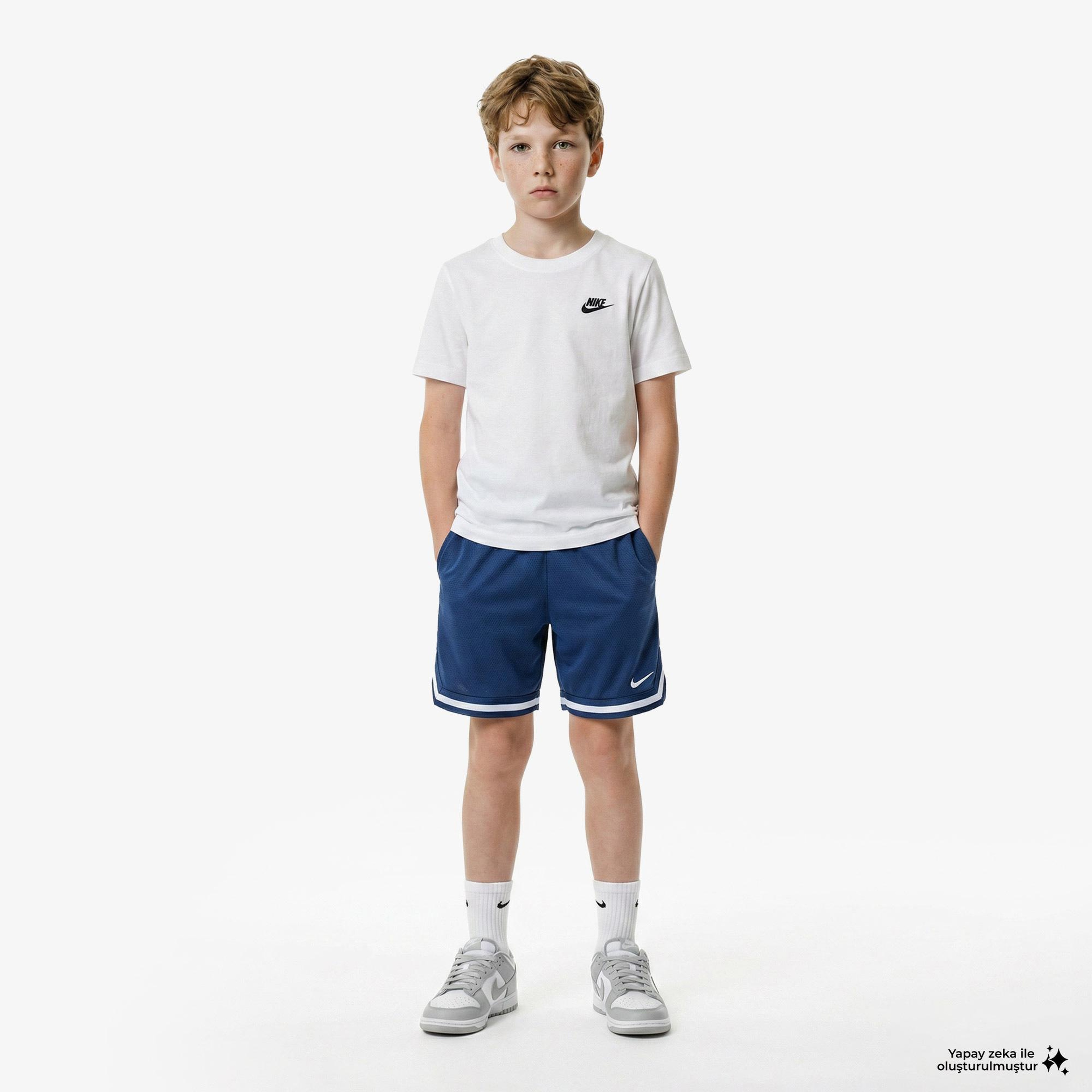 Nike Dri-Fit DNA 13 cm Çocuk Mavi Şort