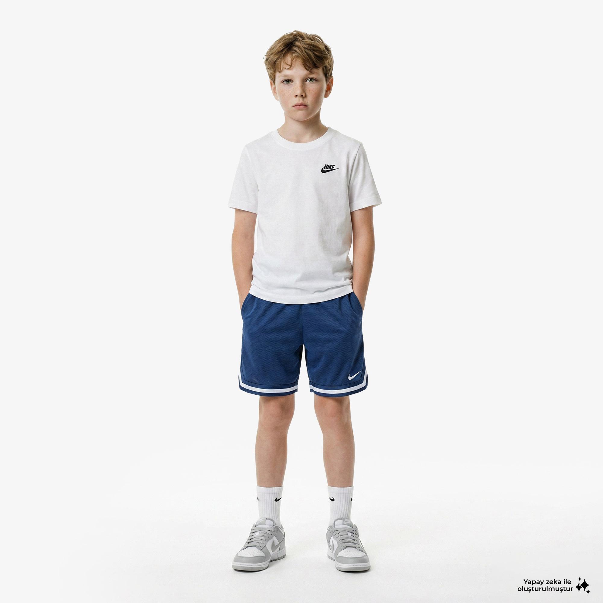 Nike Dri-Fit DNA 13 cm Çocuk Mavi Şort