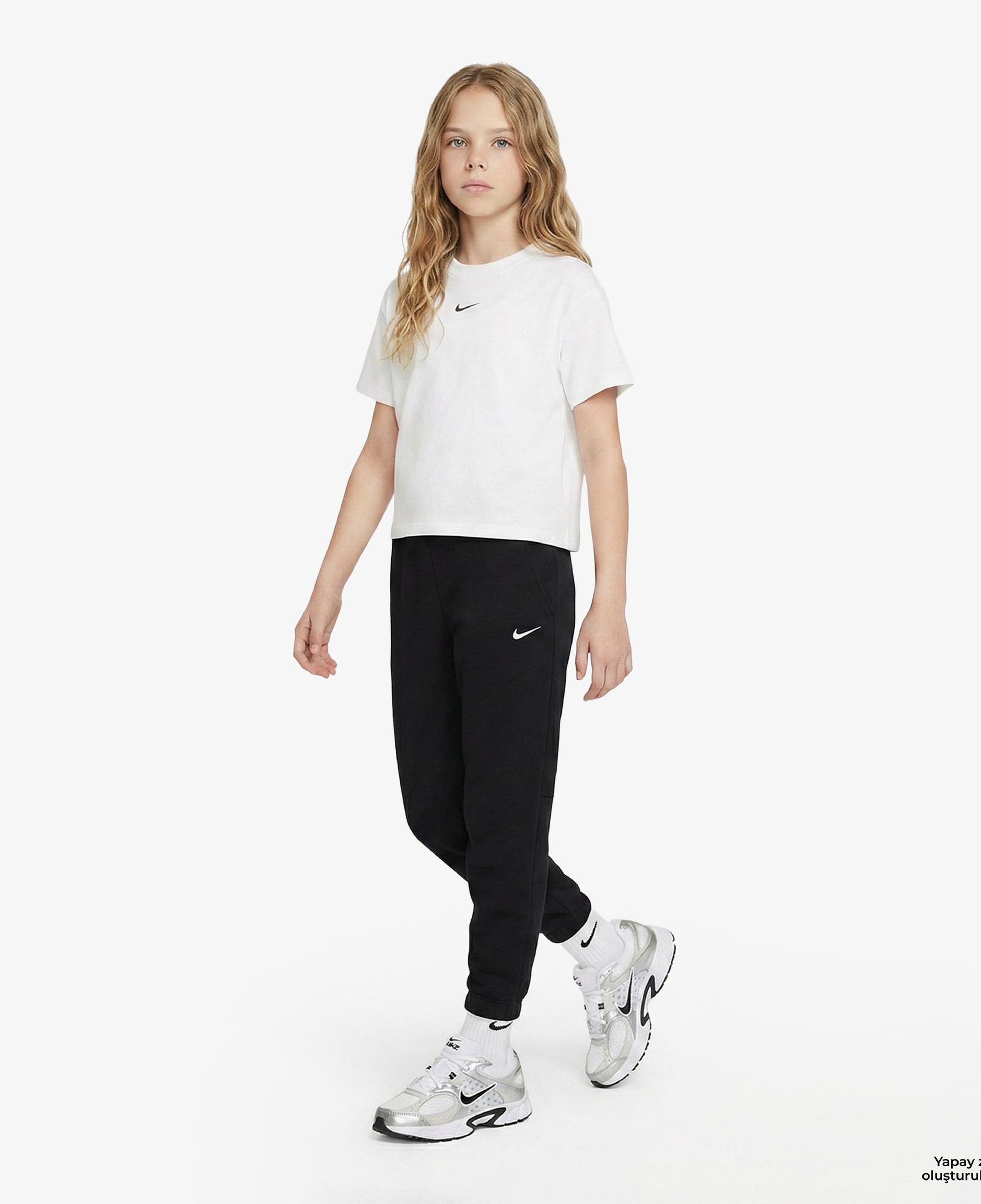 Nike Pro Dri-Fit Fleece Jogger Çocuk Siyah Eşofman Altı