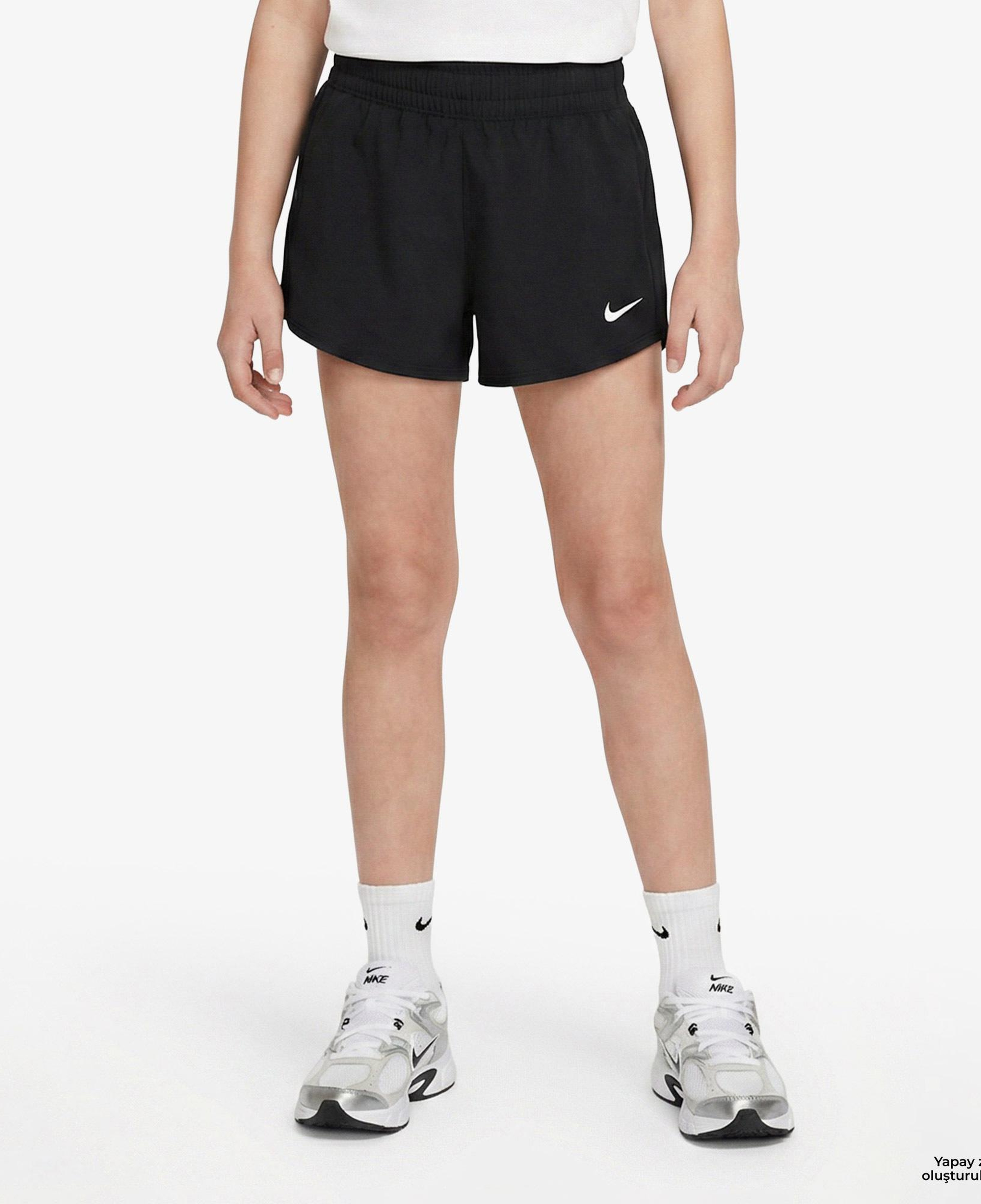 Nike Dri-Fit One 8 cm Çocuk Siyah Şort
