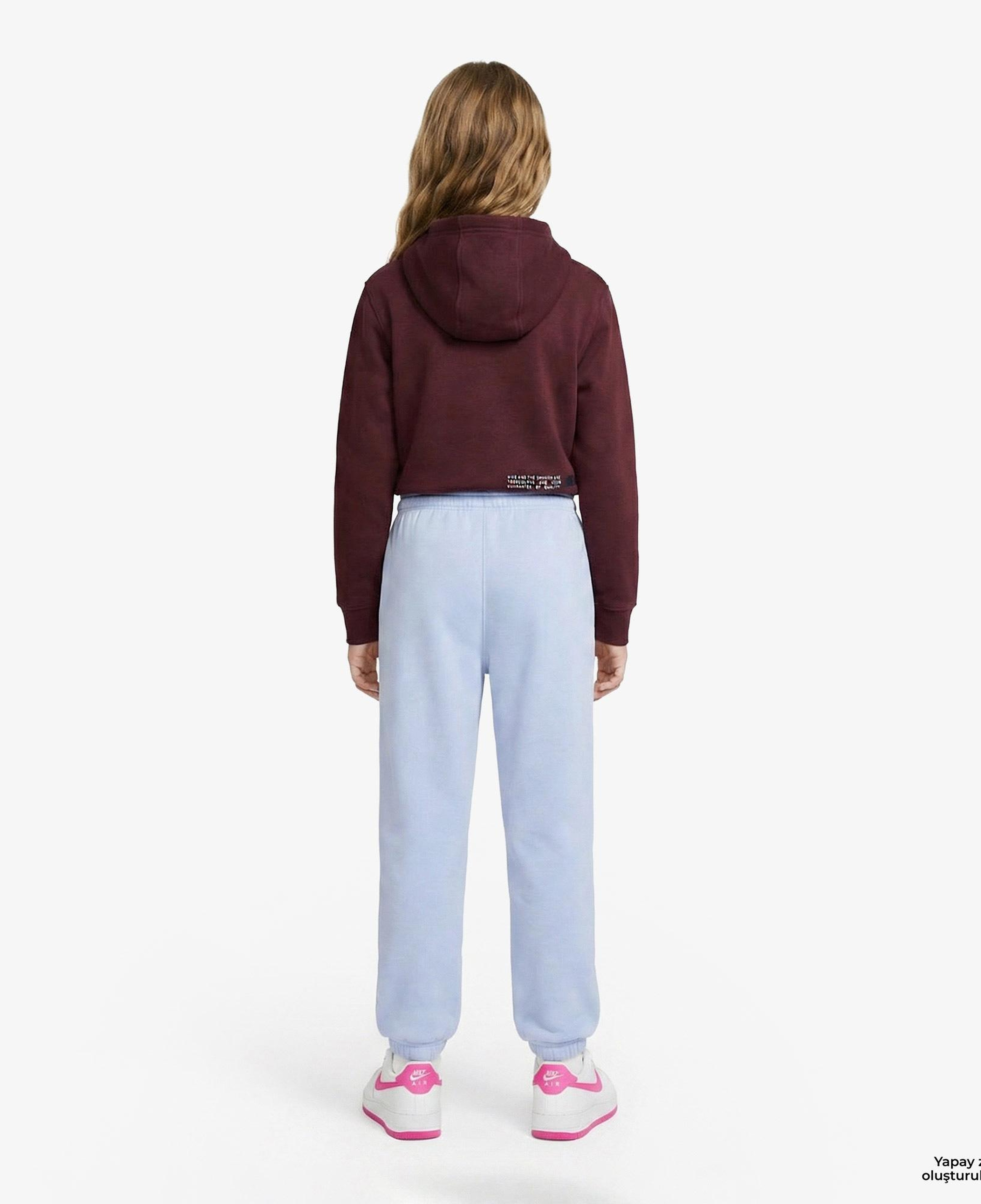 Nike Sportswear Club Fleece Loose Çocuk Lila Eşofman Altı