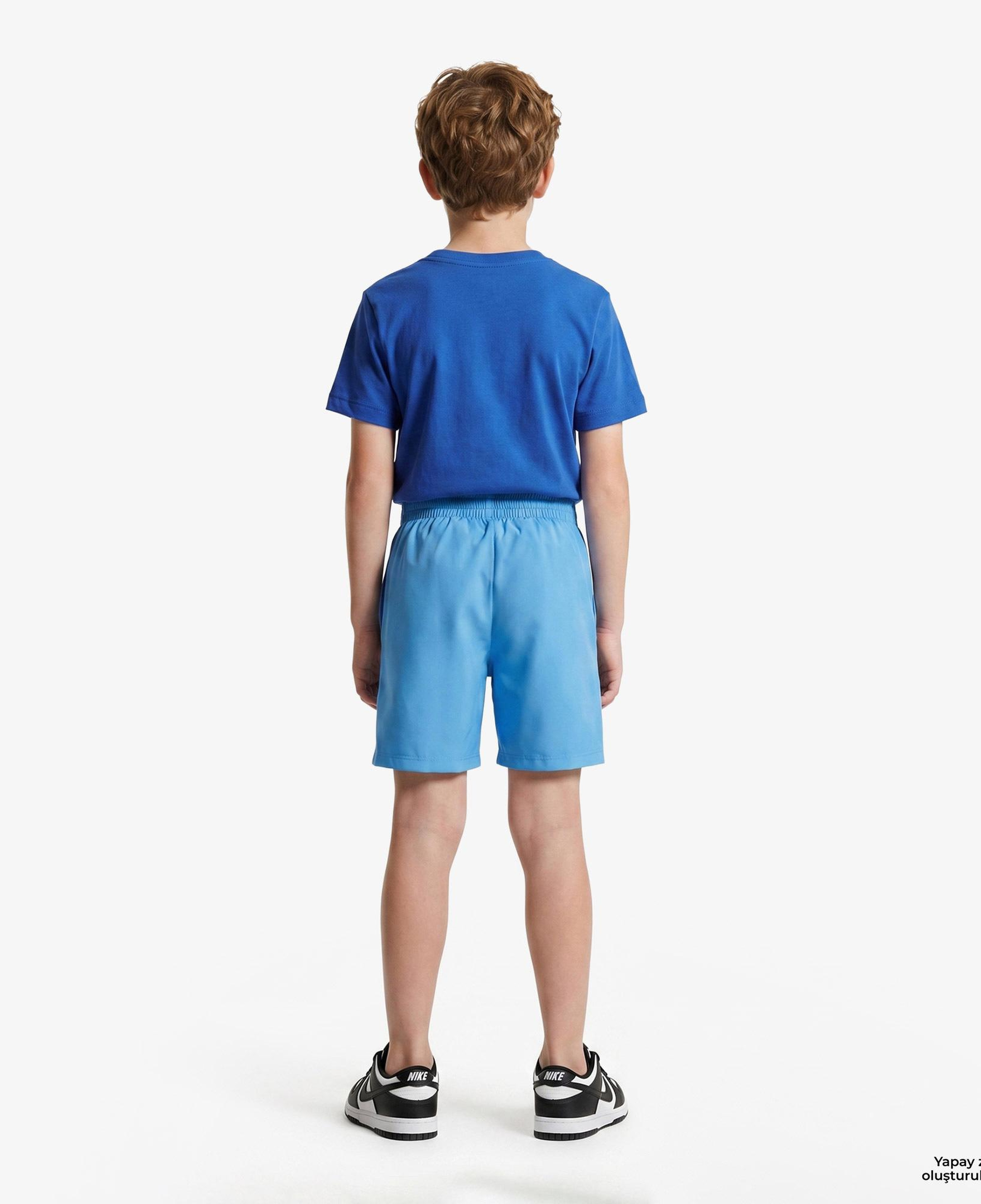 Nike Dri-Fit Multi Woven Çocuk Mavi Şort