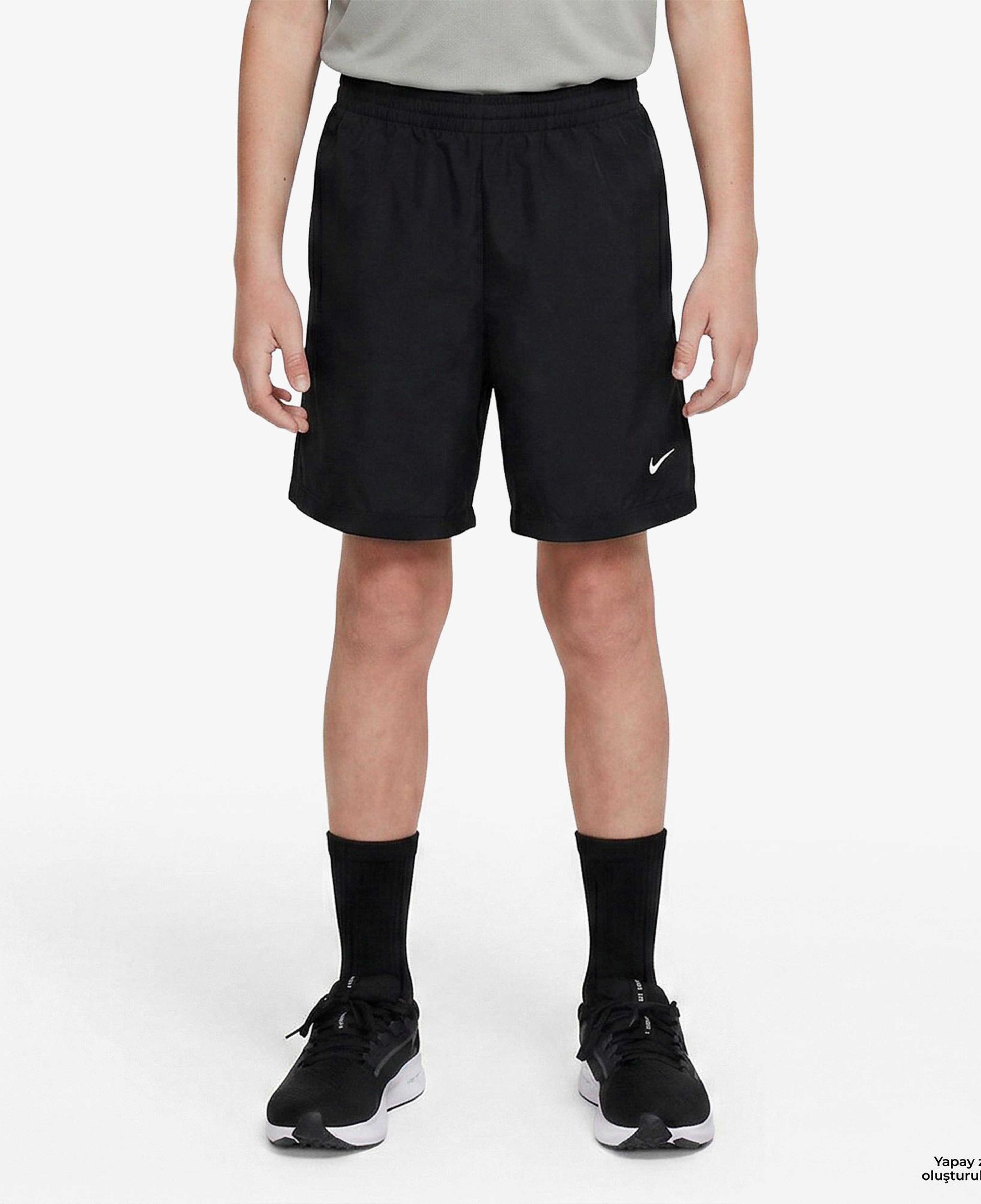 Nike Dri-Fit Multi Woven Çocuk Siyah Şort