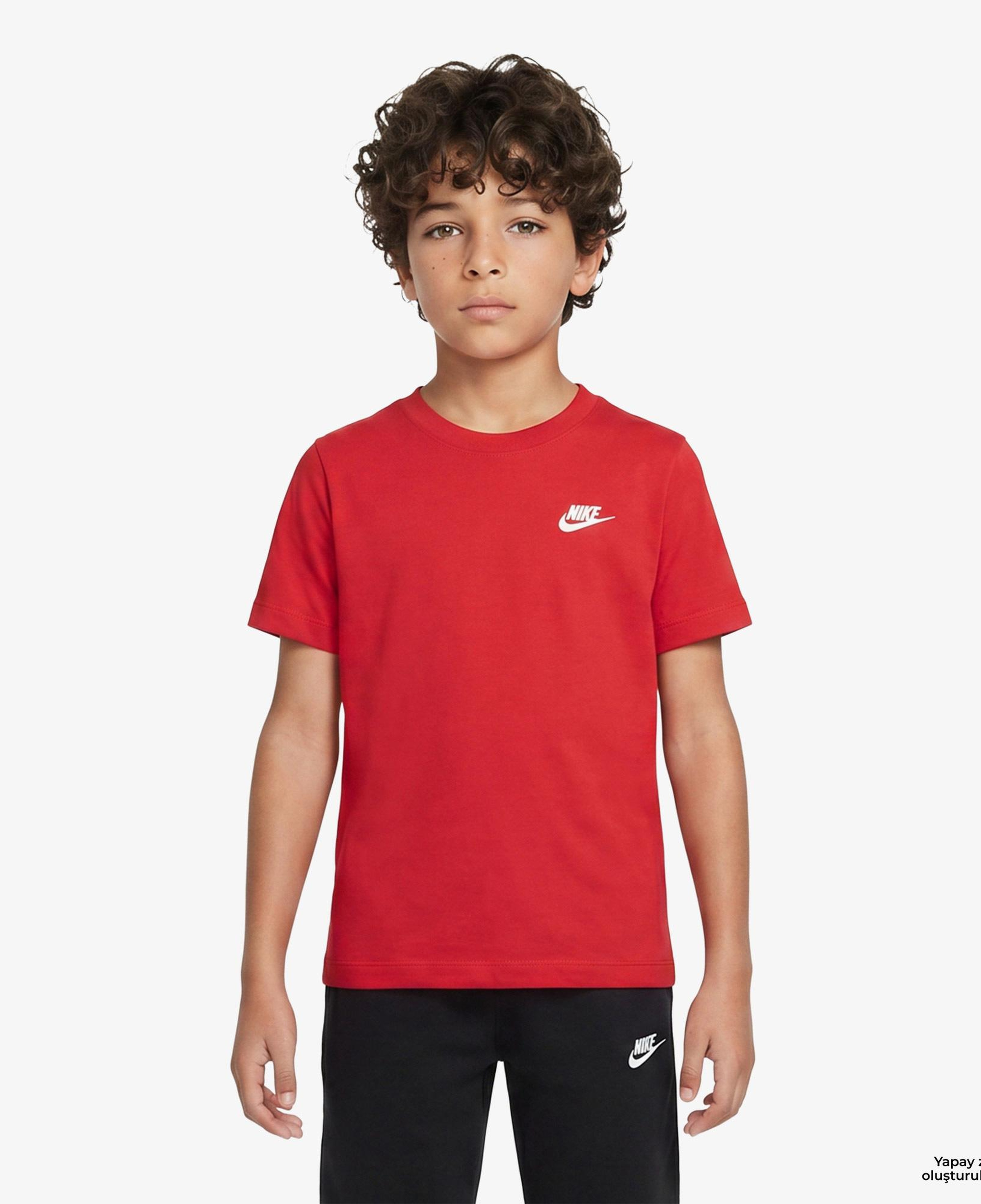 Nike Sportswear Futura Çocuk Kırmızı T-Shirt