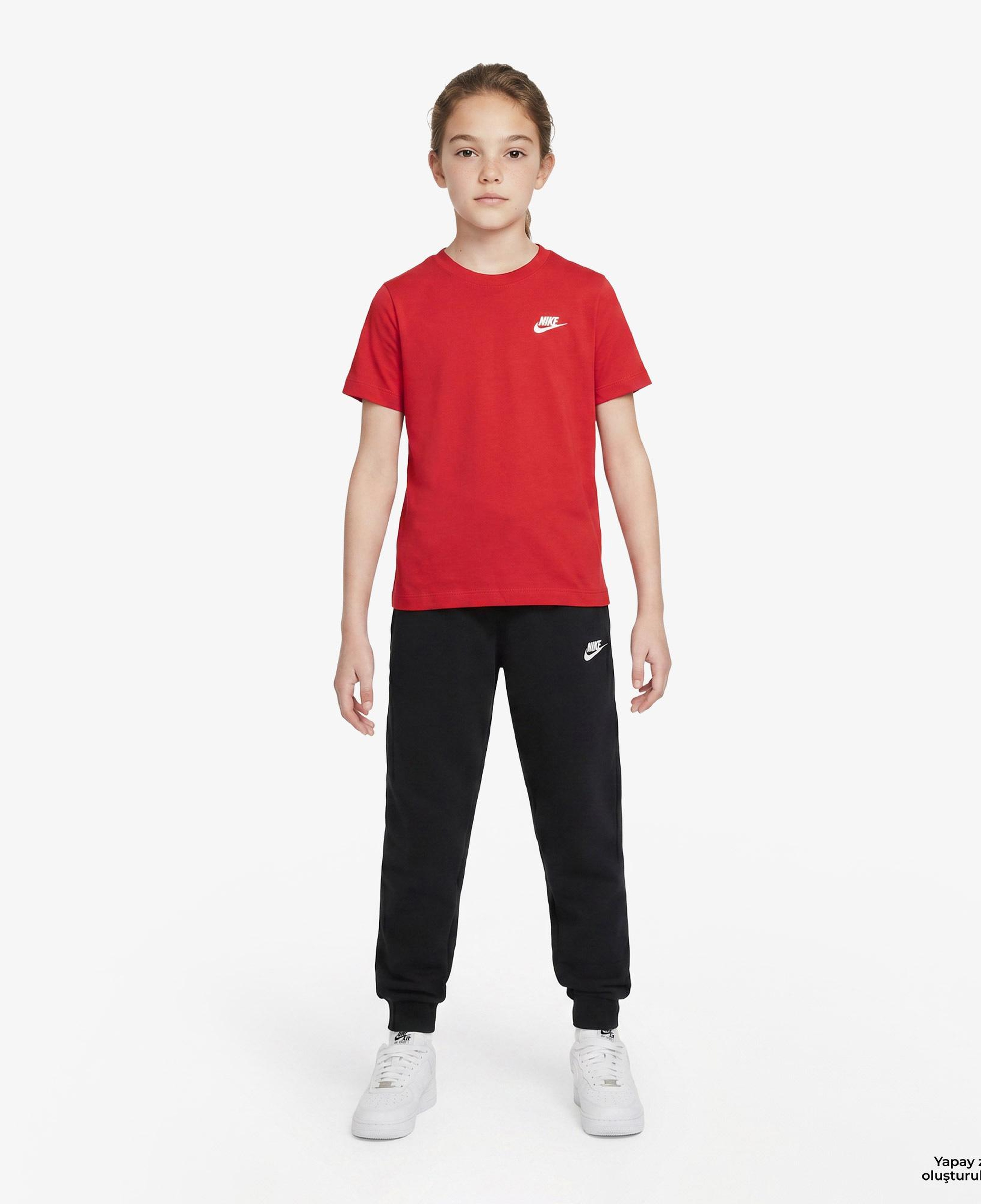 Nike Sportswear Futura Çocuk Kırmızı T-Shirt