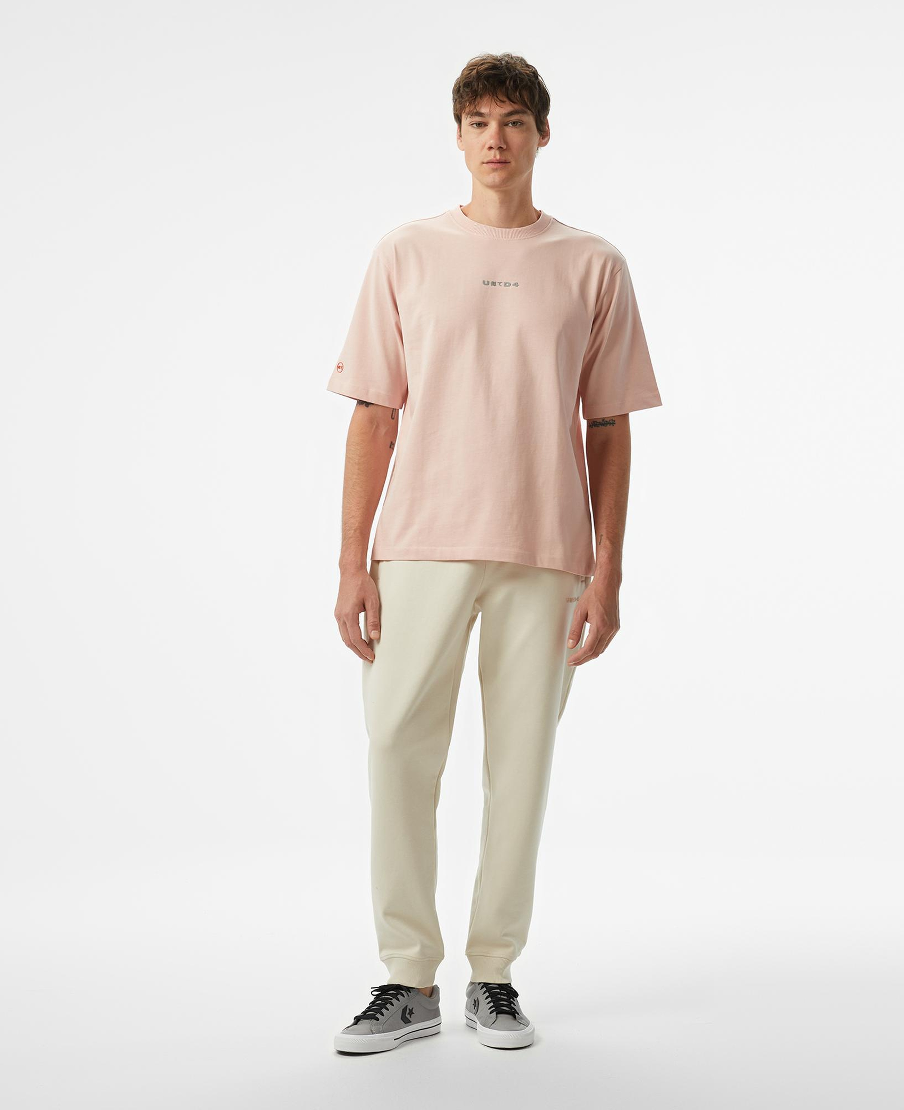 UNITED4 Comfort Erkek Bej T-Shirt