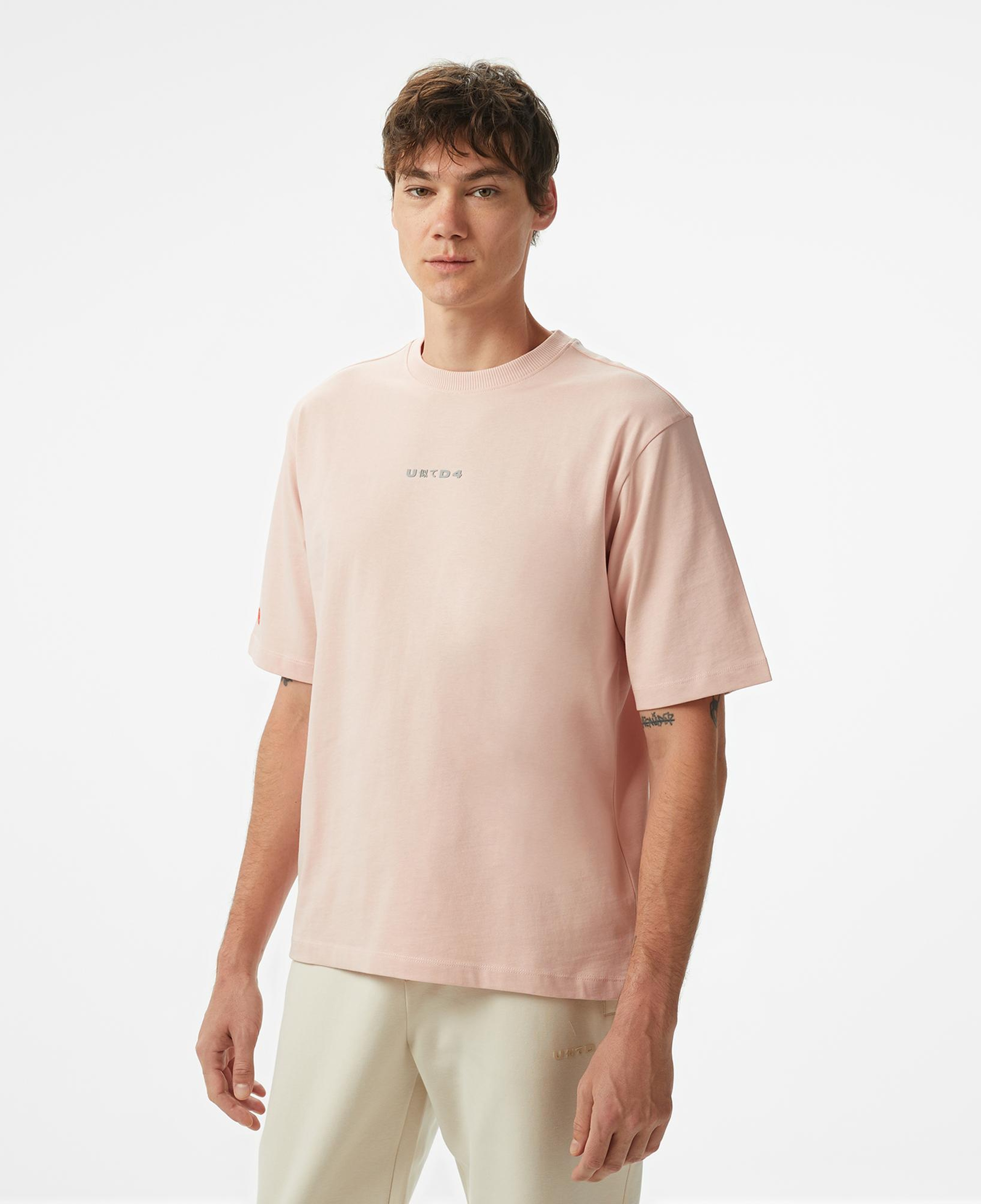 UNITED4 Comfort Erkek Bej T-Shirt
