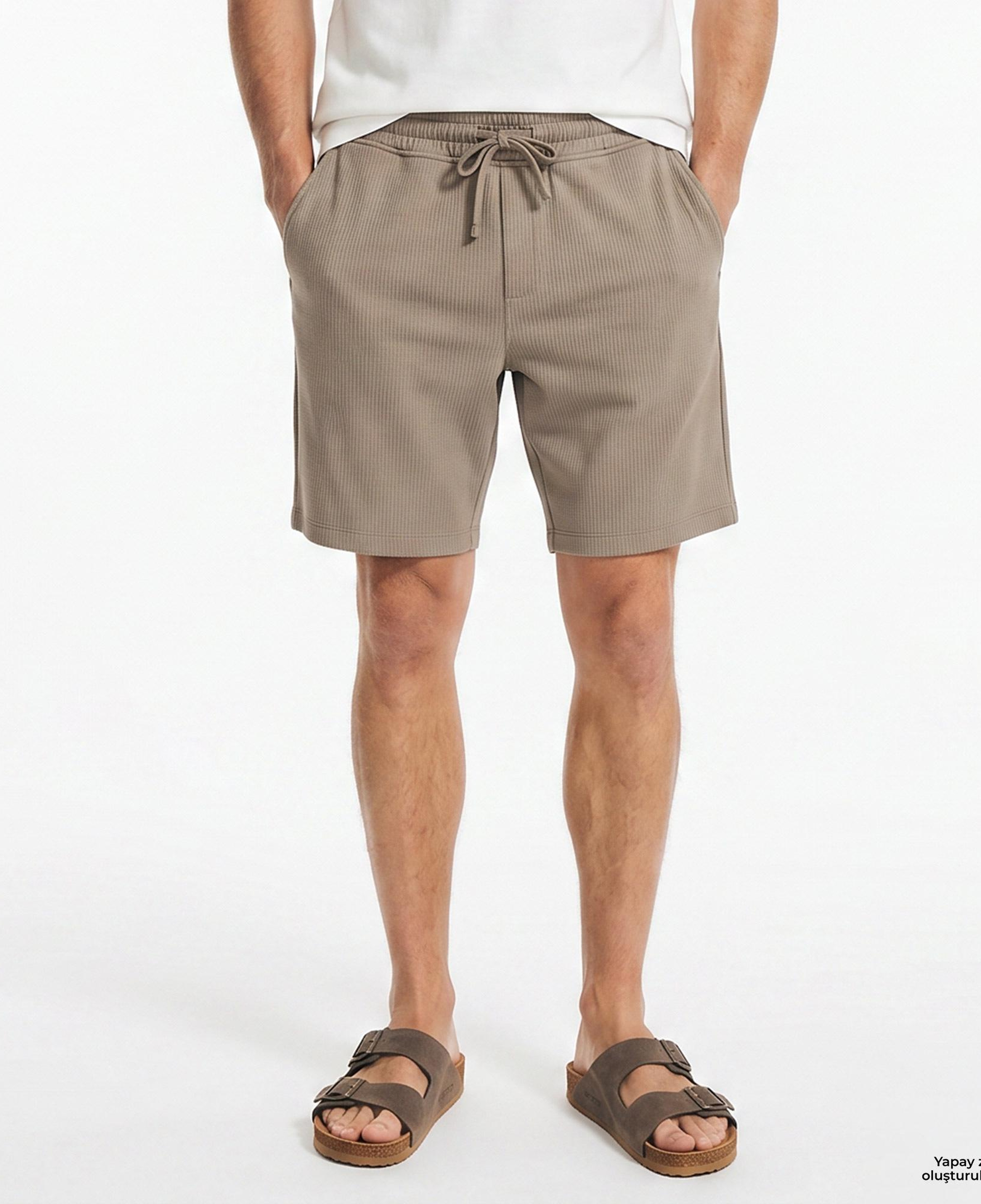 Nautica Erkek Kahverengi Regular Fit Şort
