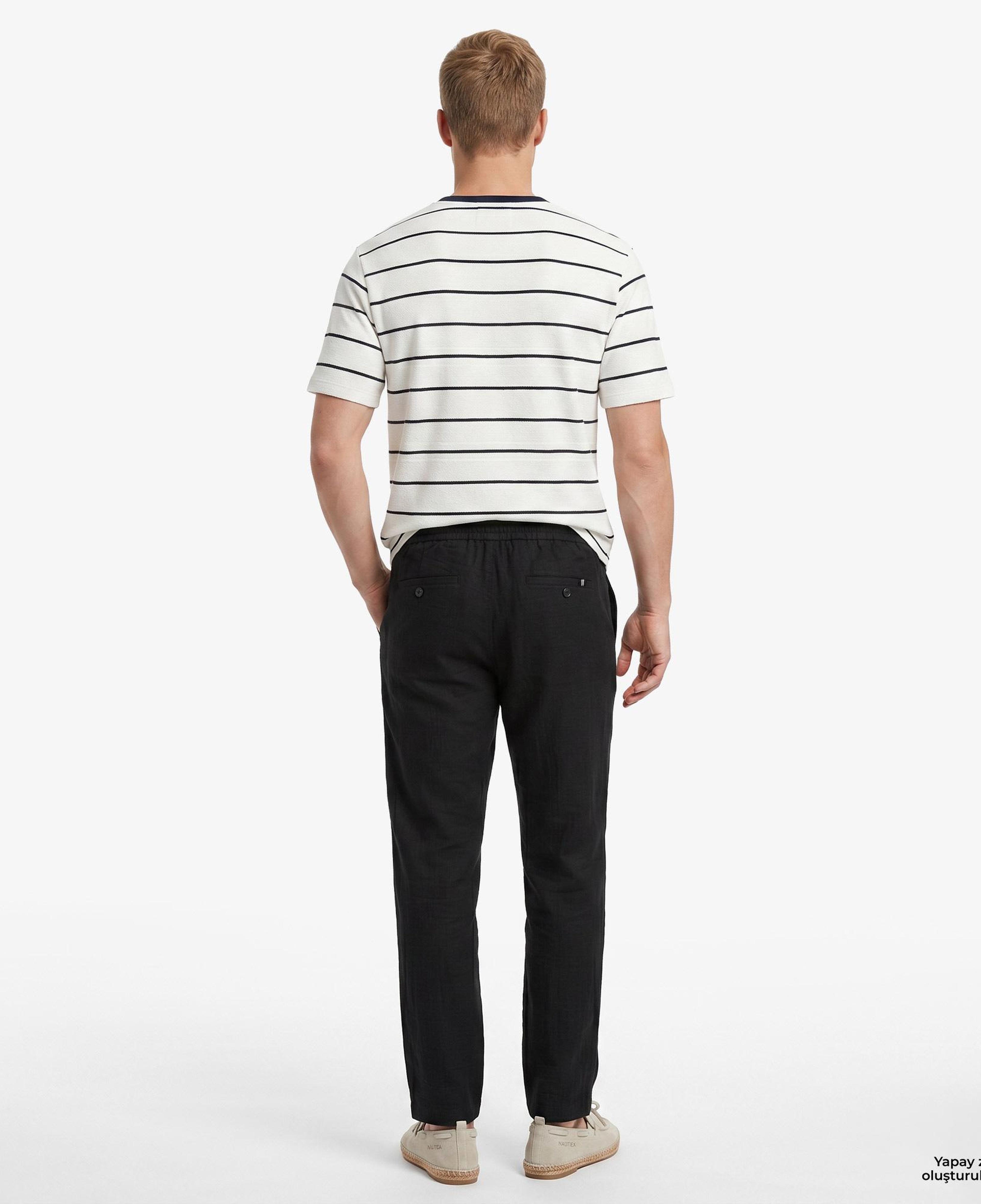 Nautica Erkek Siyah Regular Fit Pantolon