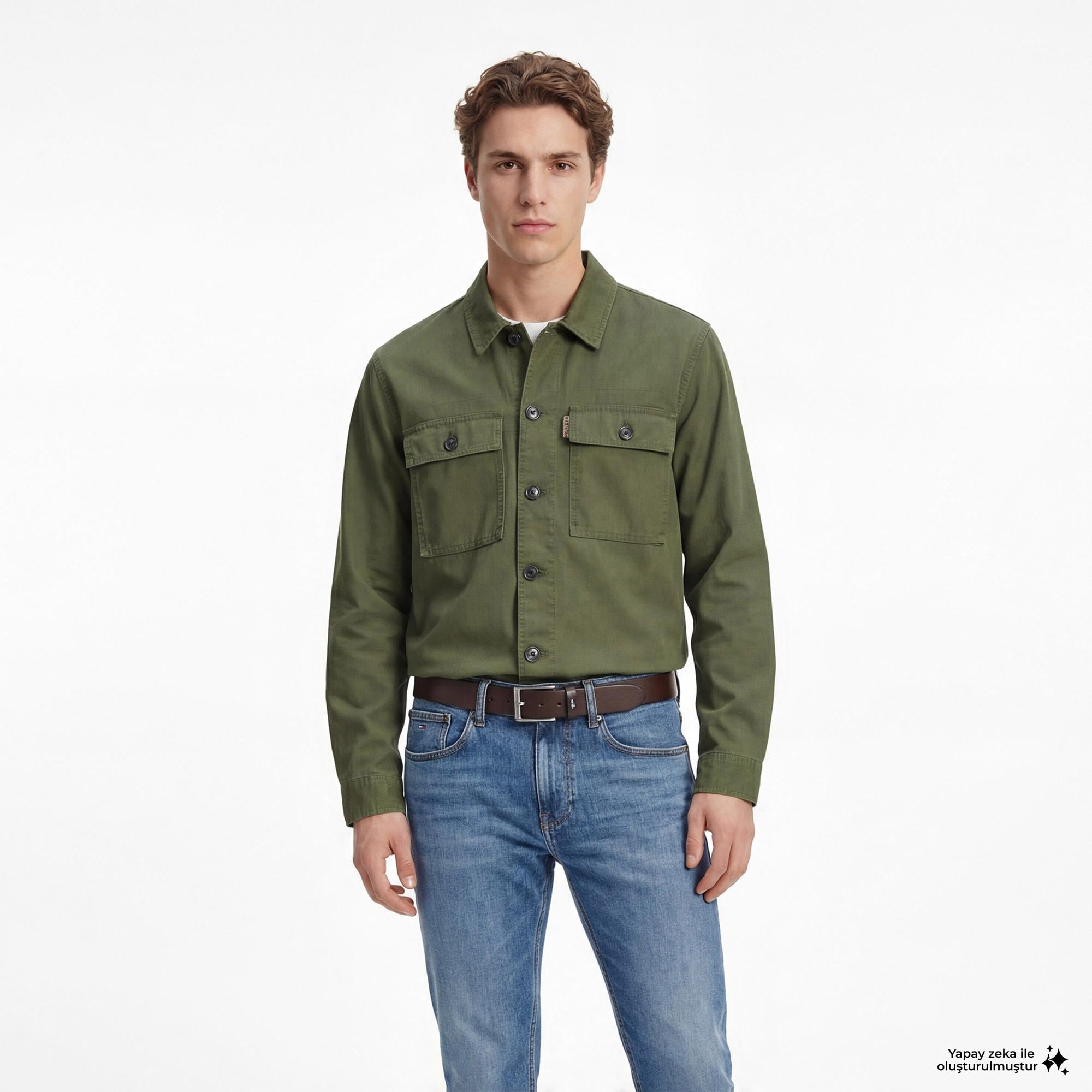 Tommy Hilfiger Wardrobe Erkek Yeşil Ceket