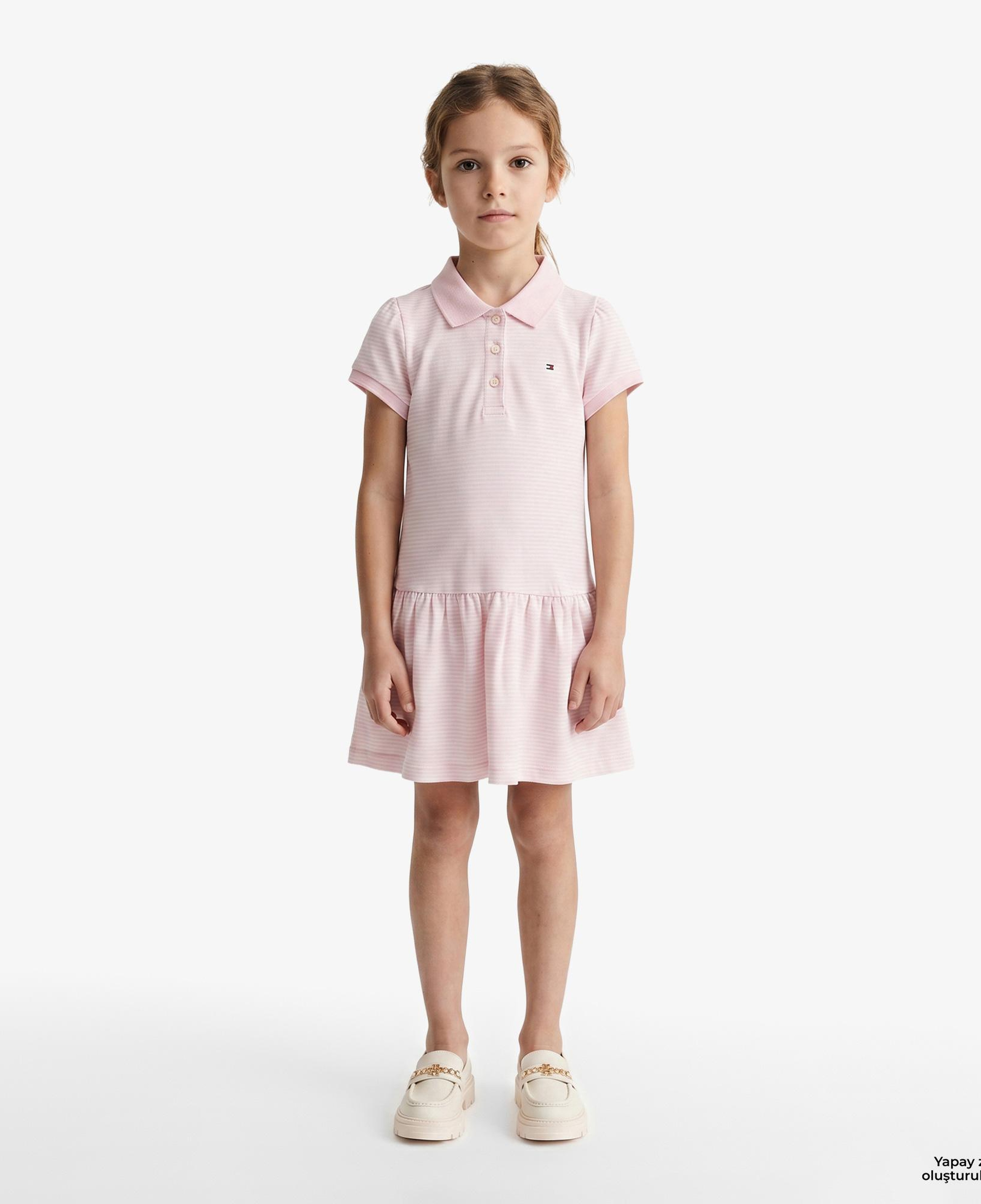 Tommy Hilfiger Little Çocuk Pembe Elbise