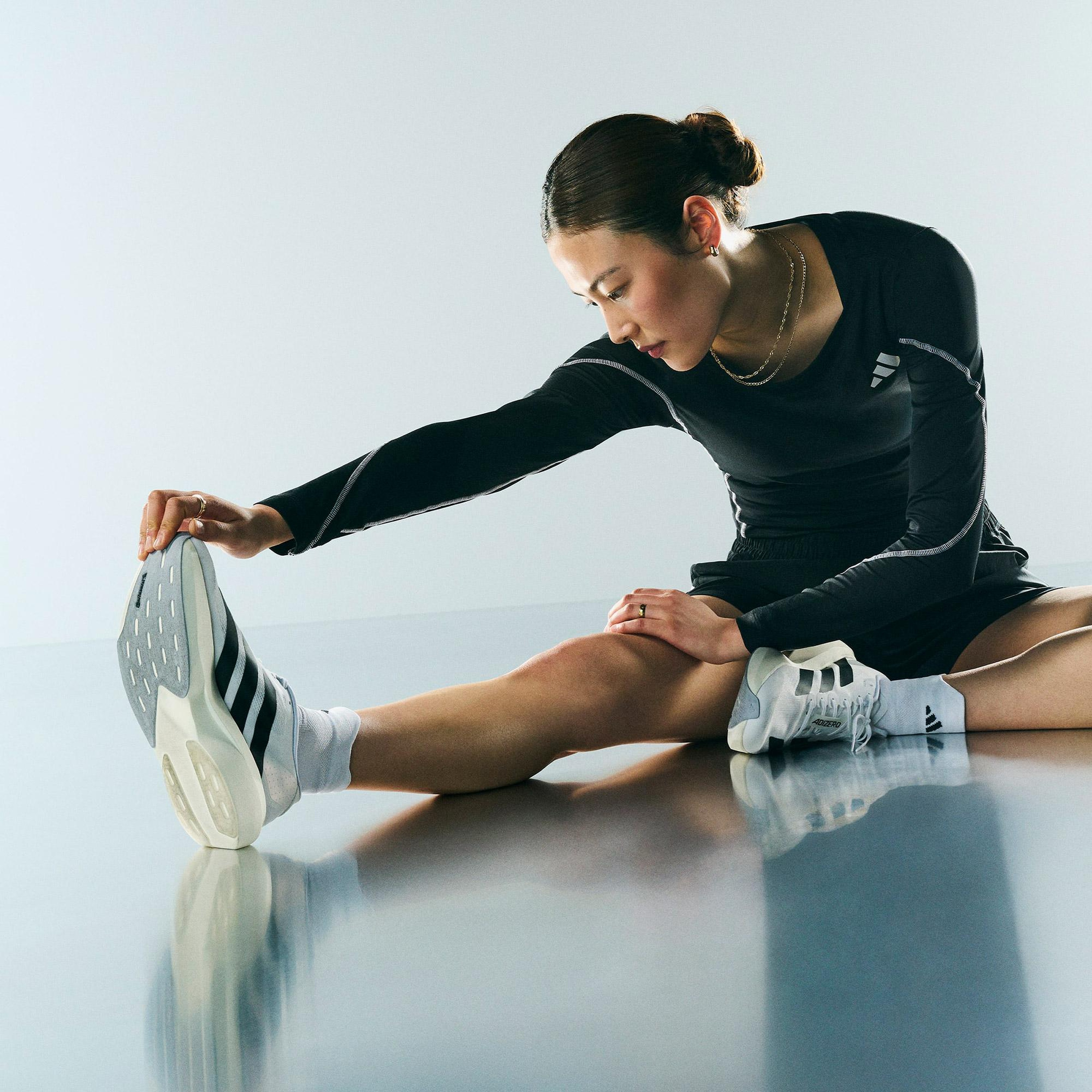 adidas Adizero Evo Sl Kadın Beyaz Koşu Ayakkabısı