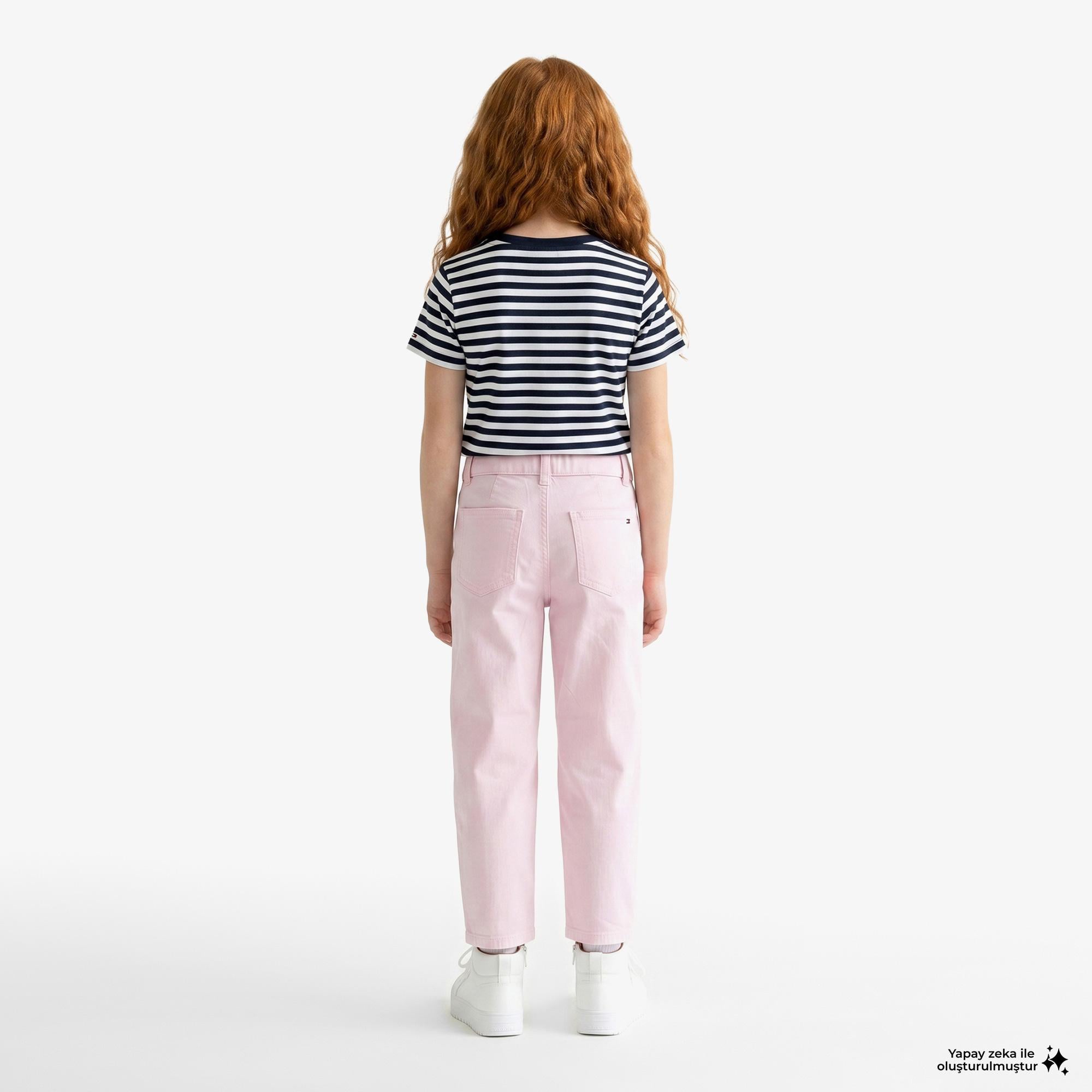 Tommy Hilfiger Essential + Çocuk Pembe Pantolon