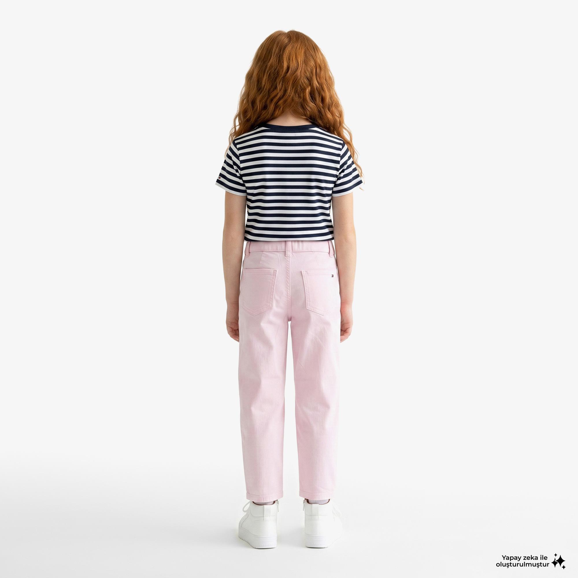 Tommy Hilfiger Essential + Çocuk Pembe Pantolon