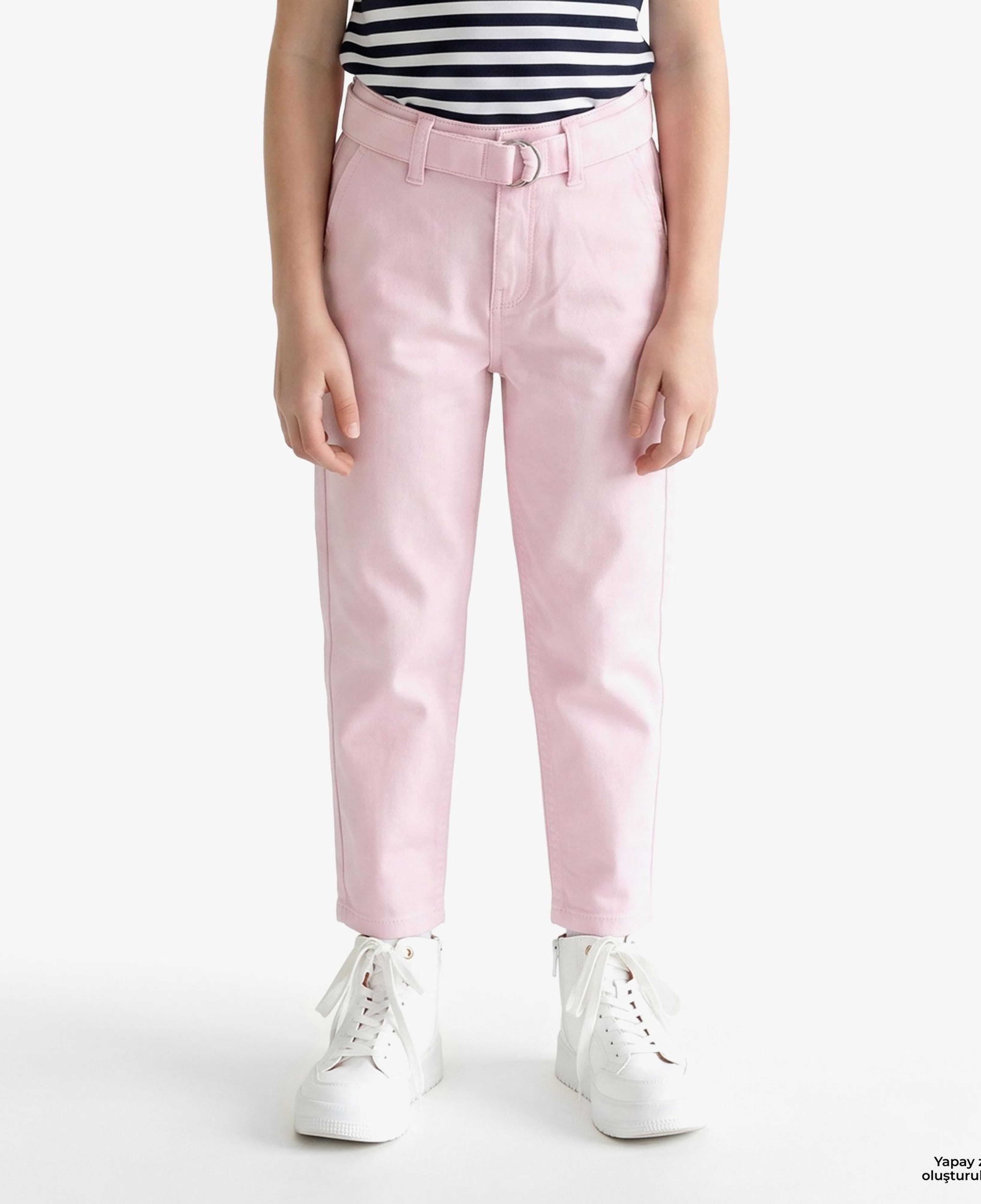 Tommy Hilfiger Essential + Çocuk Pembe Pantolon
