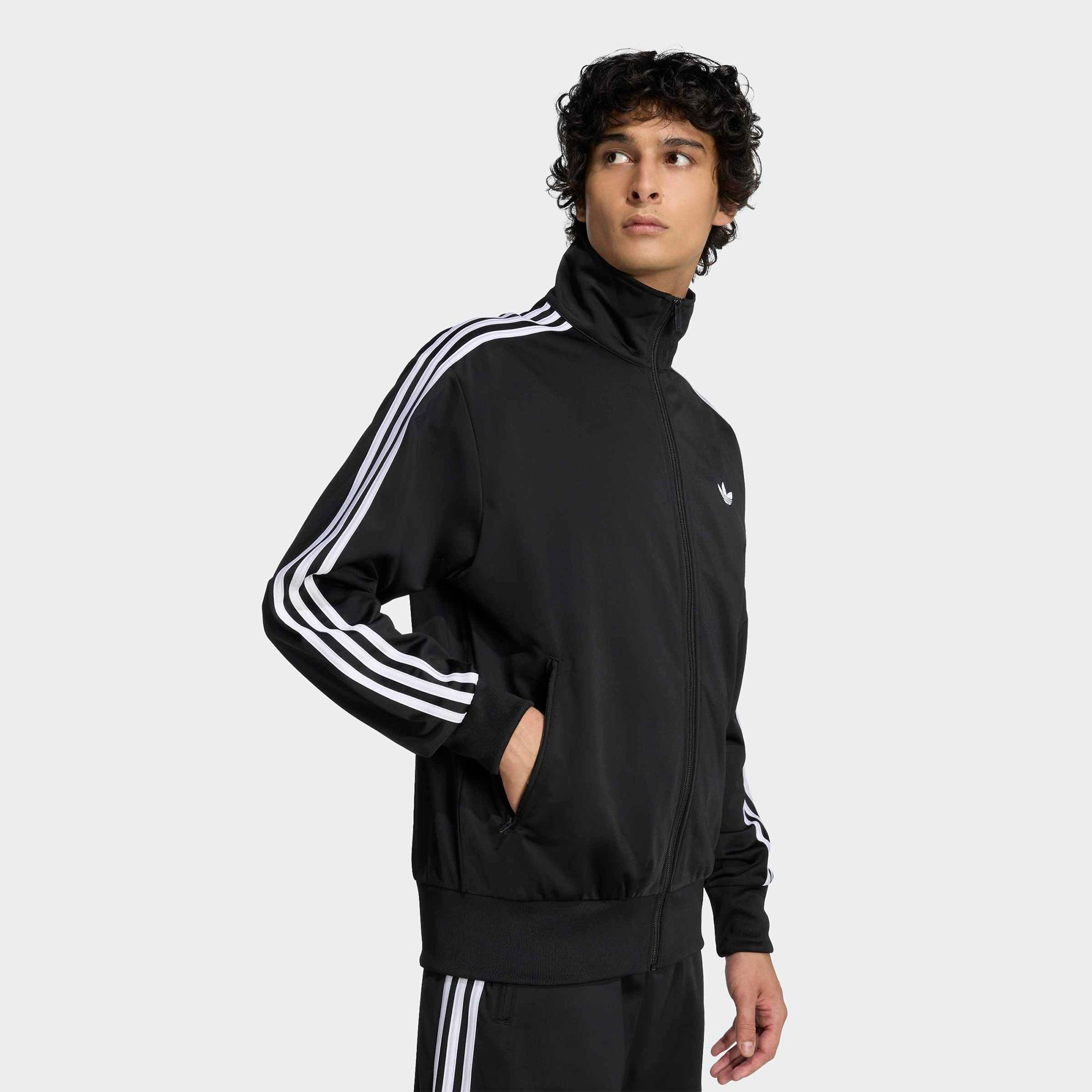 adidas Firebird Erkek Siyah Eşofman Üstü
