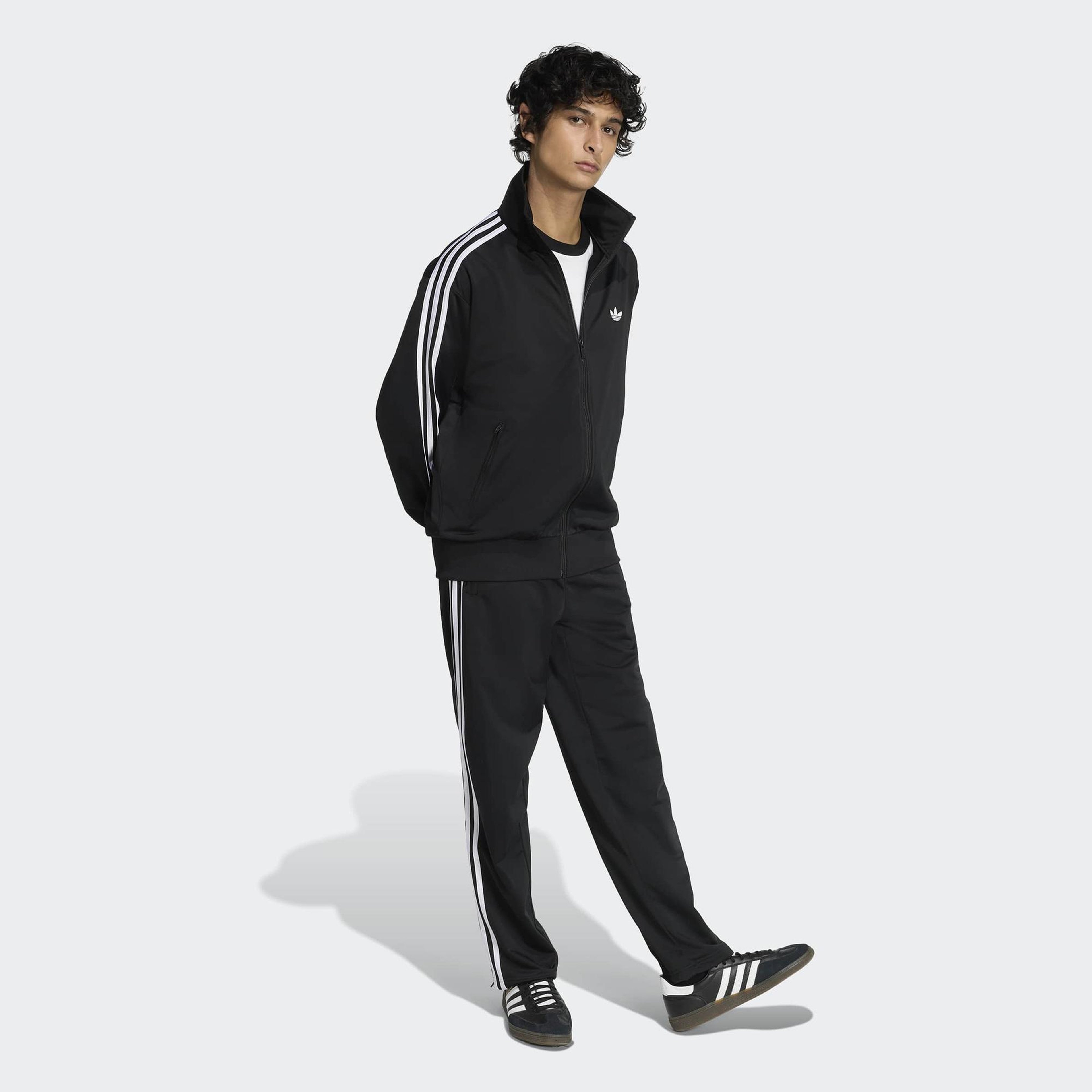adidas Firebird Erkek Siyah Eşofman Üstü
