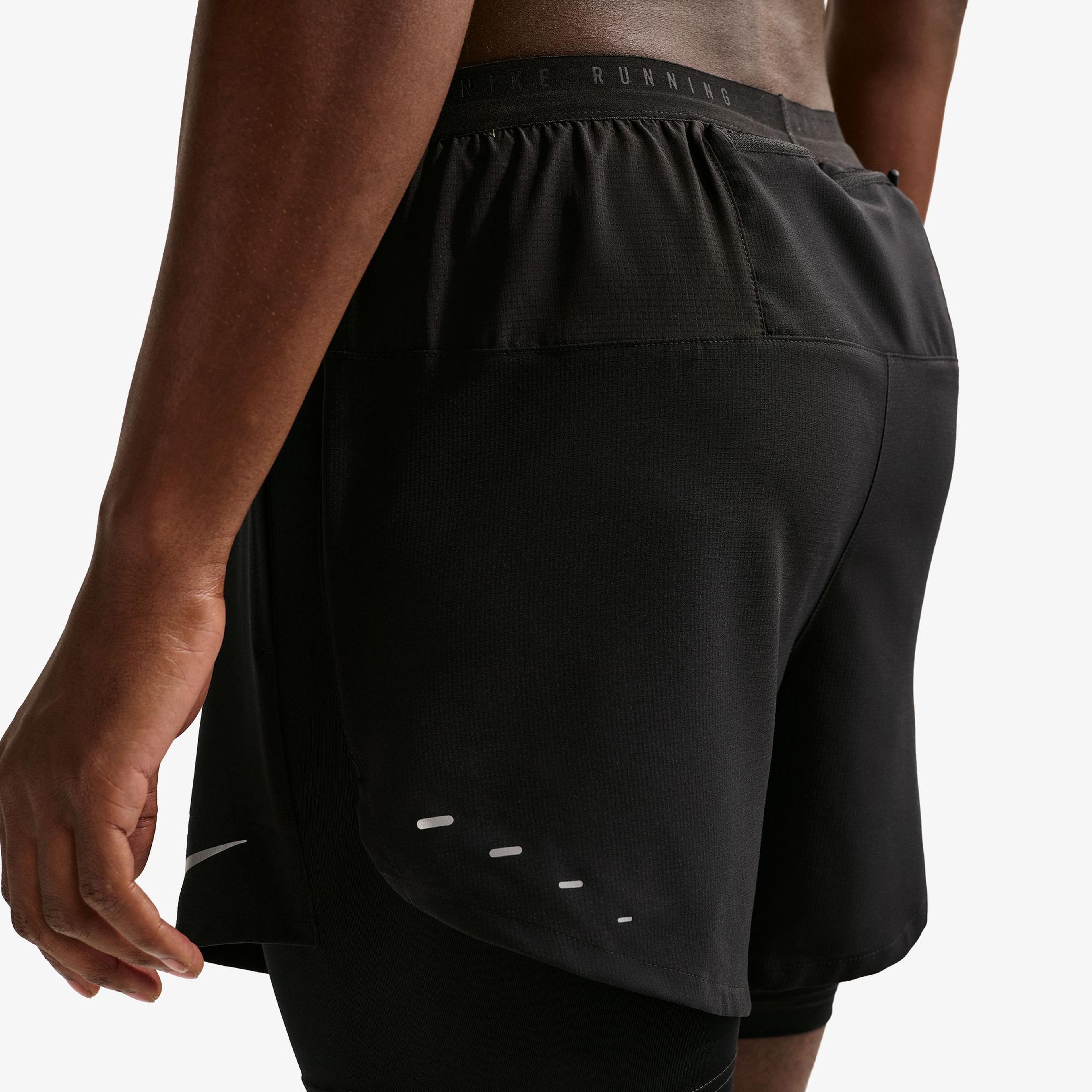 Nike Dri-Fit Stride Erkek Siyah Şort