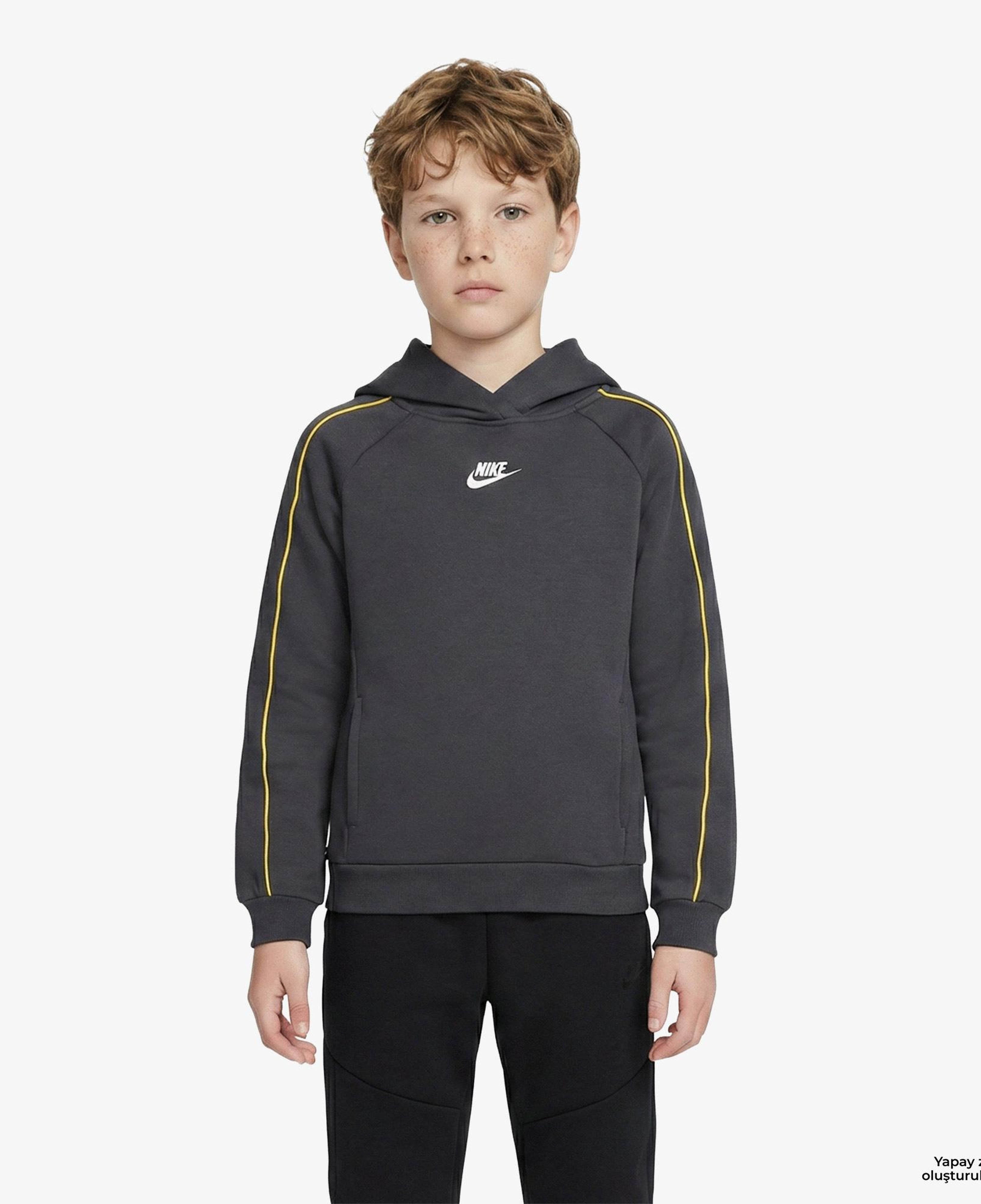 Nike Sportswear Club Fleece Çocuk Gri Eşofman Takımı