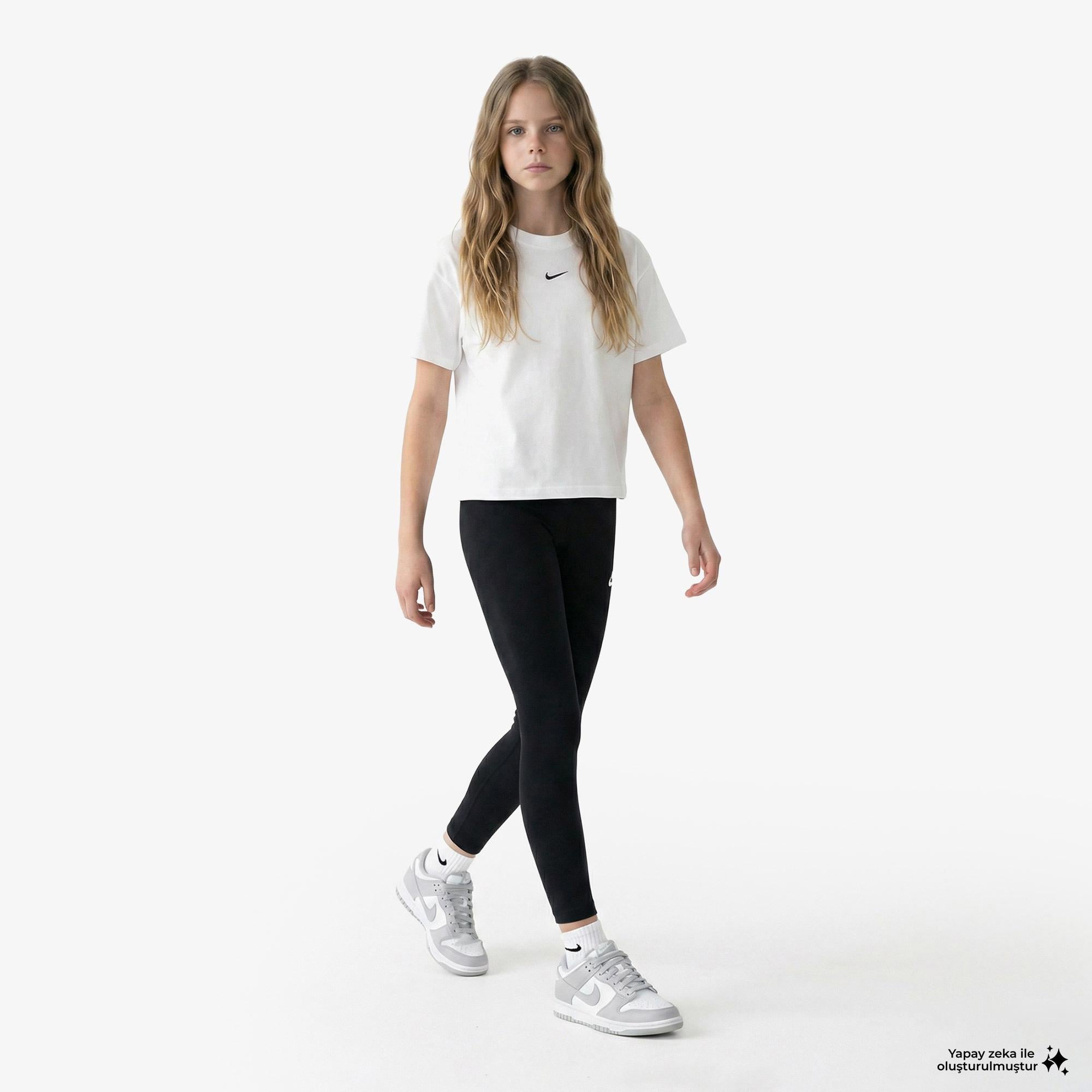 Nike Sportswear Classics Çocuk Siyah Tayt