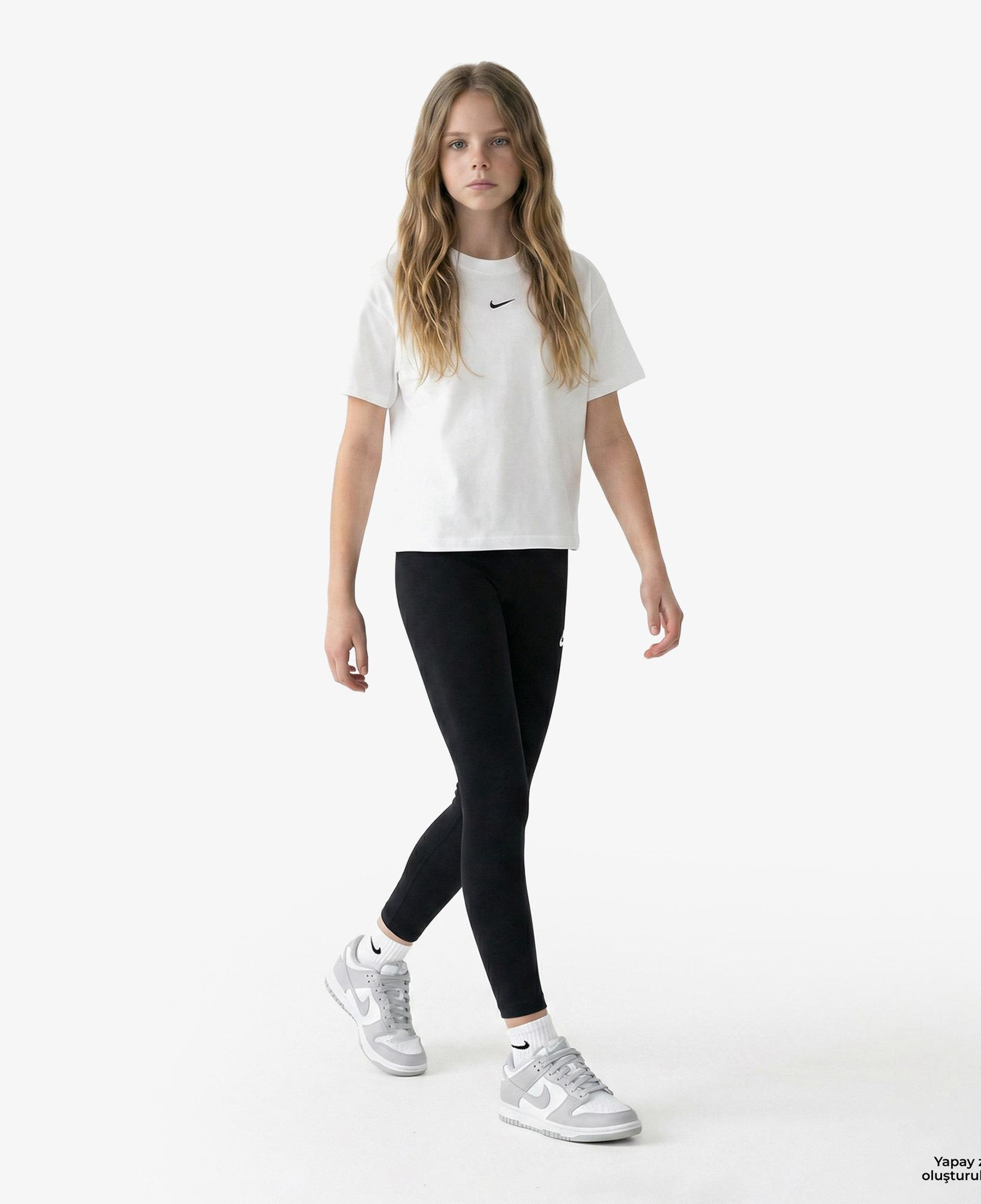 Nike Sportswear Classics Çocuk Siyah Tayt
