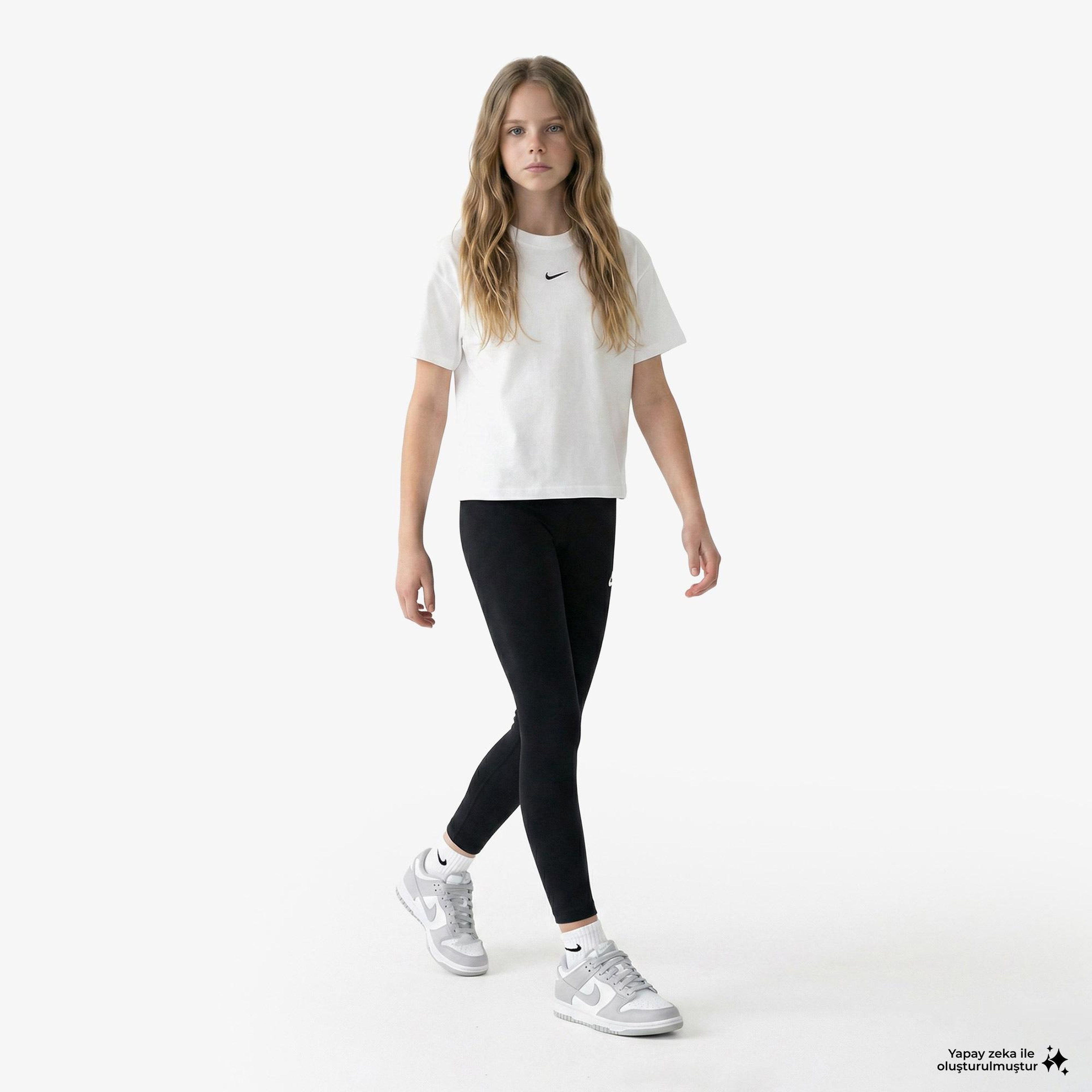 Nike Sportswear Classics Çocuk Siyah Tayt