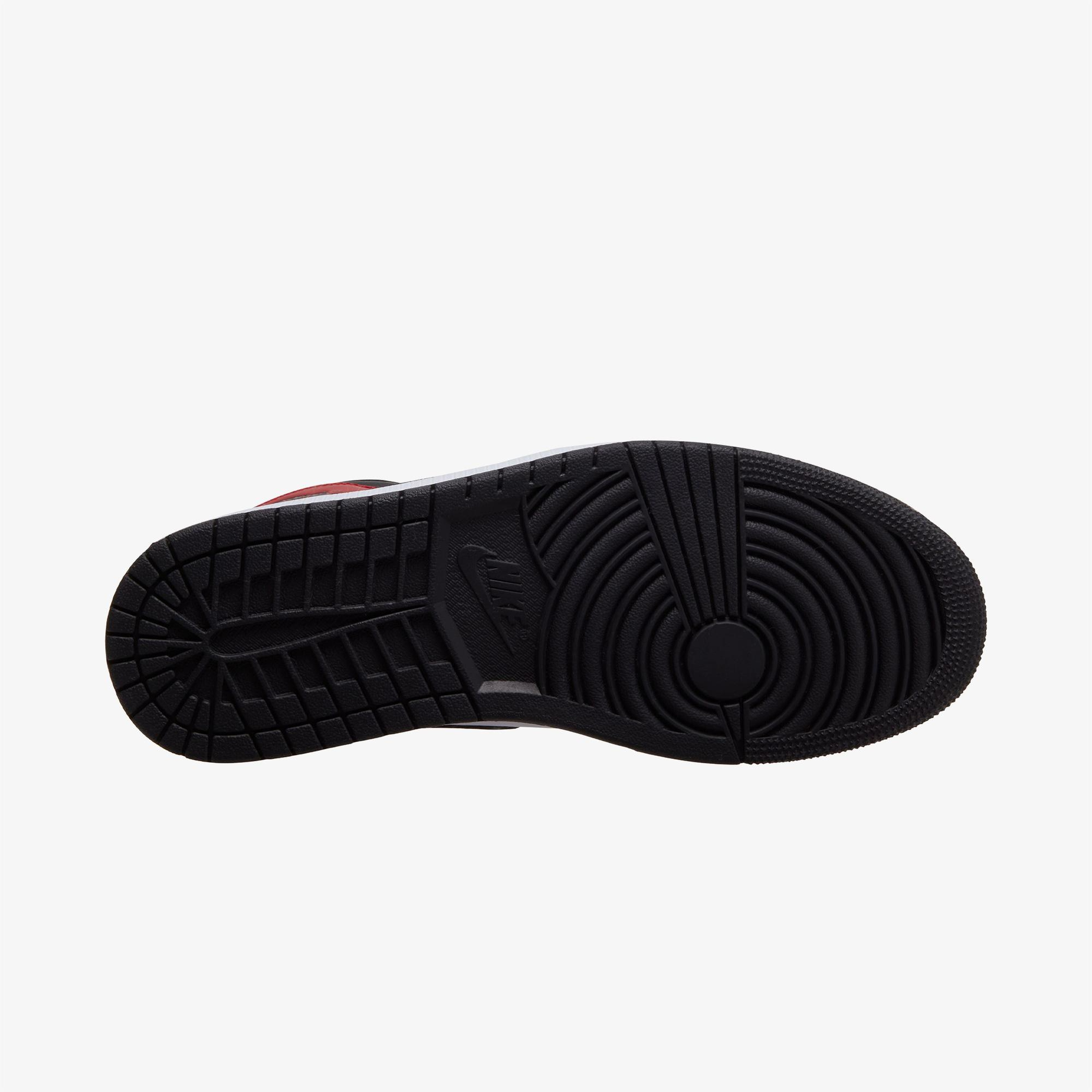 Jordan Air 1 Mid Erkek Kırmızı Spor Ayakkabı