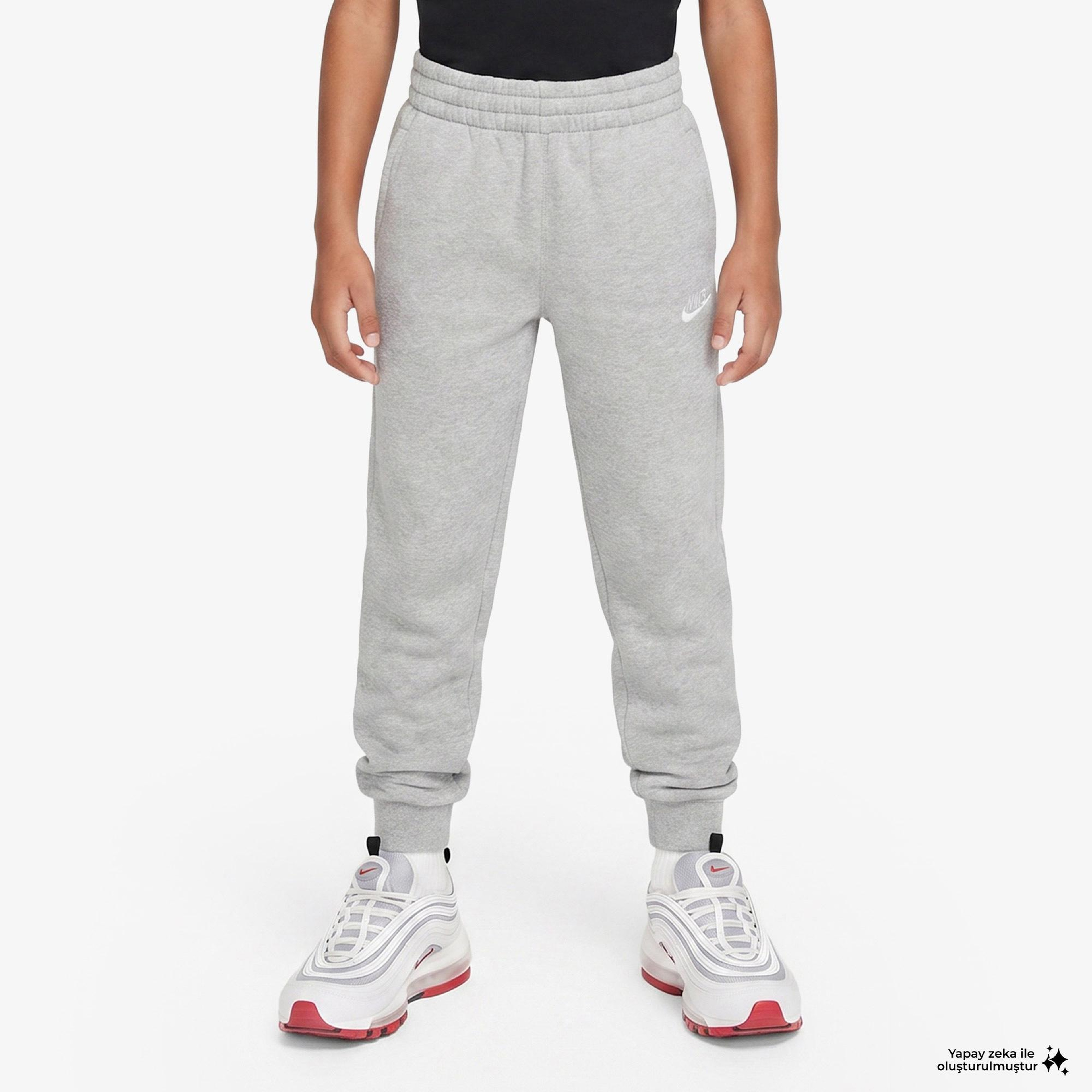 Nike Sportswear Club Fleece Çocuk Gri Eşofman Altı