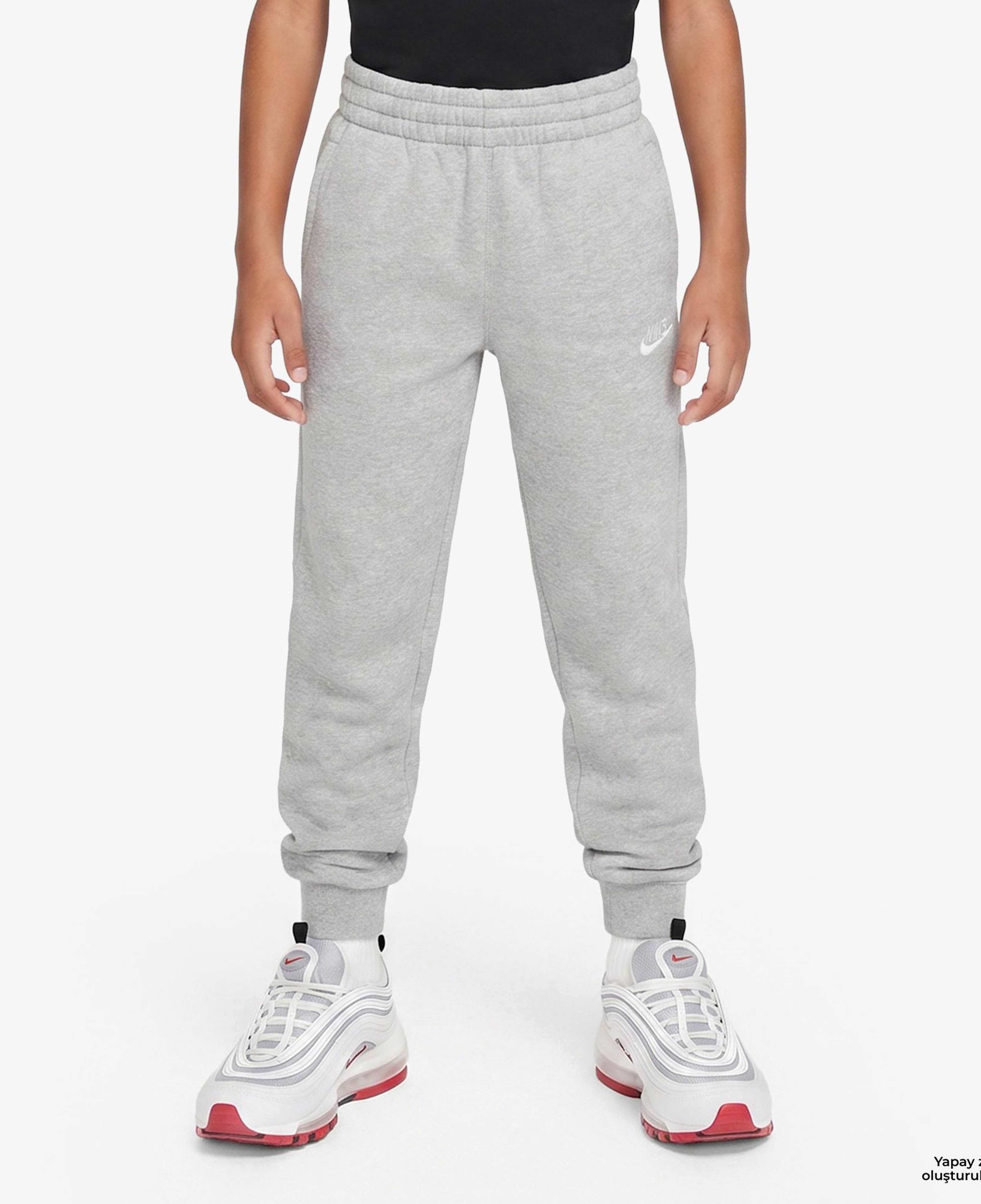 Nike Sportswear Club Fleece Çocuk Gri Eşofman Altı