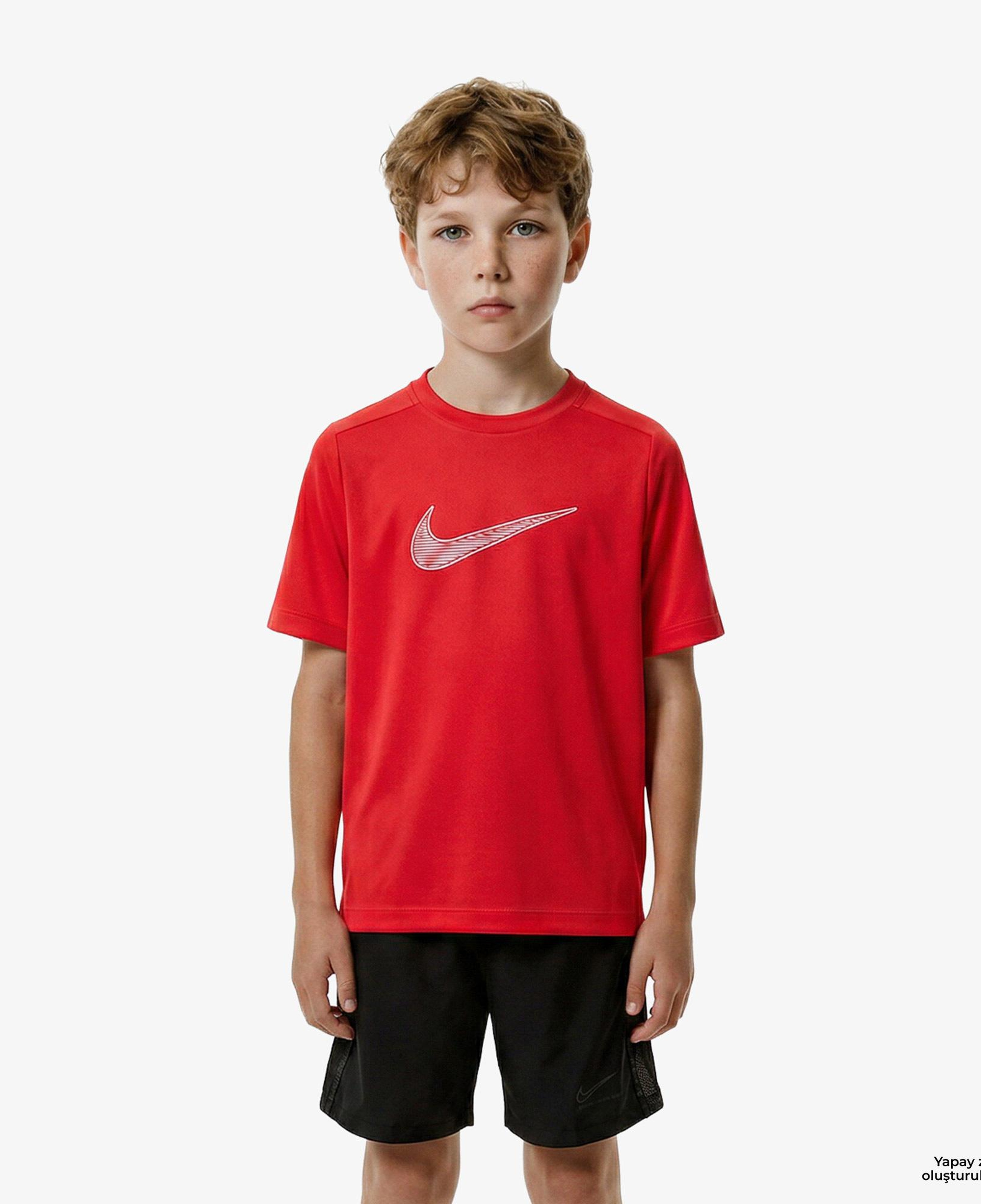 Nike Dri-Fit Multi Çocuk Kırmızı T-Shirt