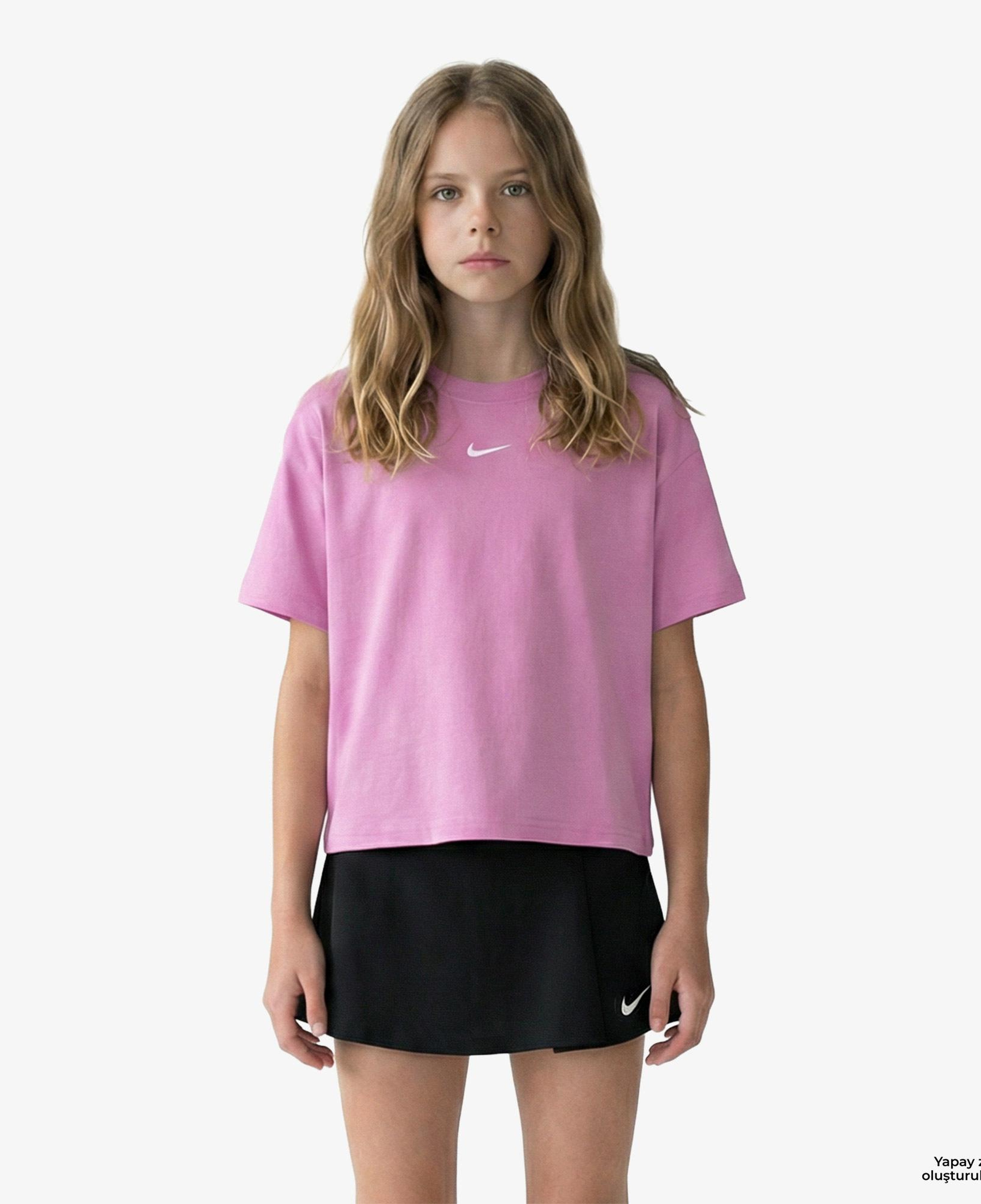 Nike Sportswear Essential Çocuk Pembe T-Shirt