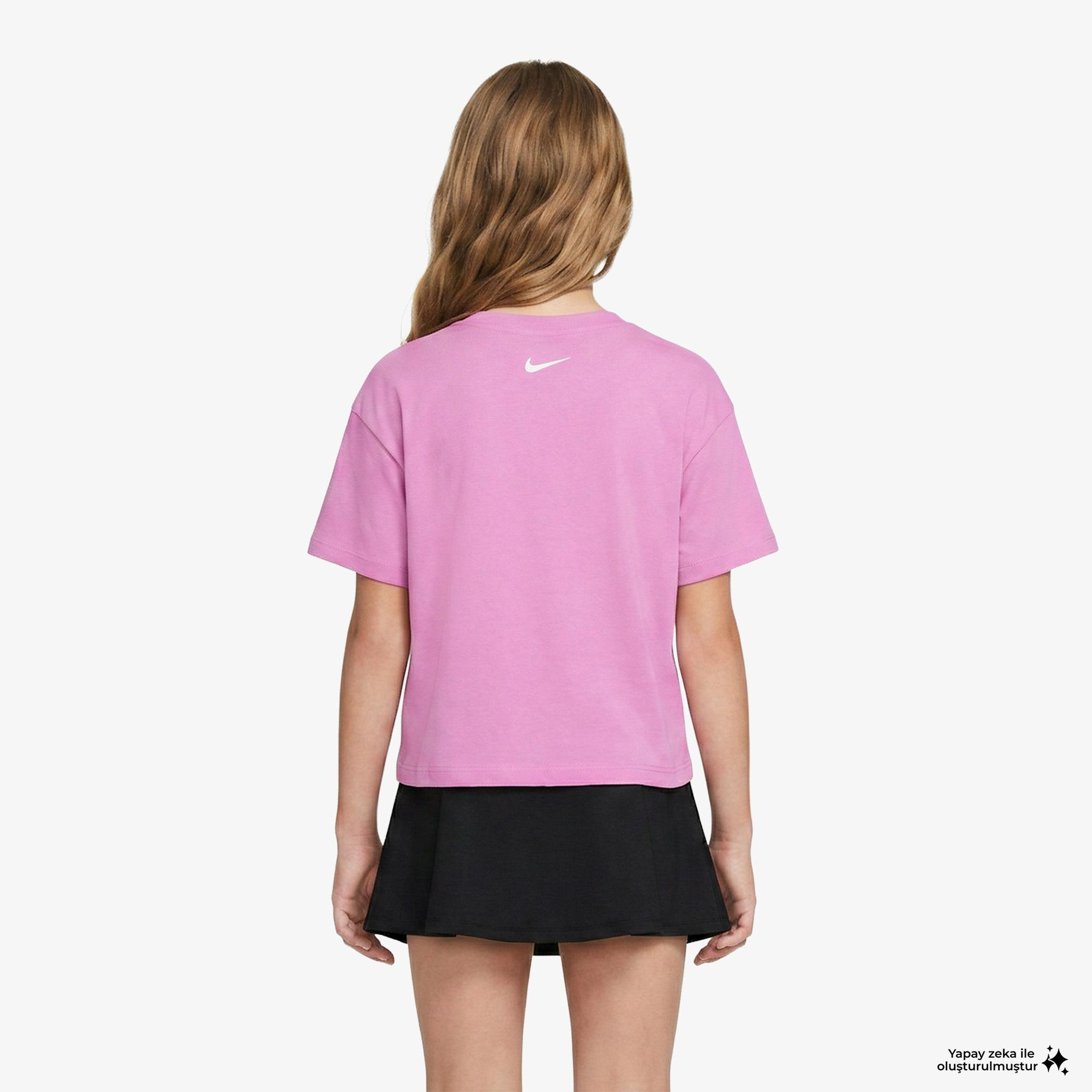 Nike Sportswear Essential Çocuk Pembe T-Shirt