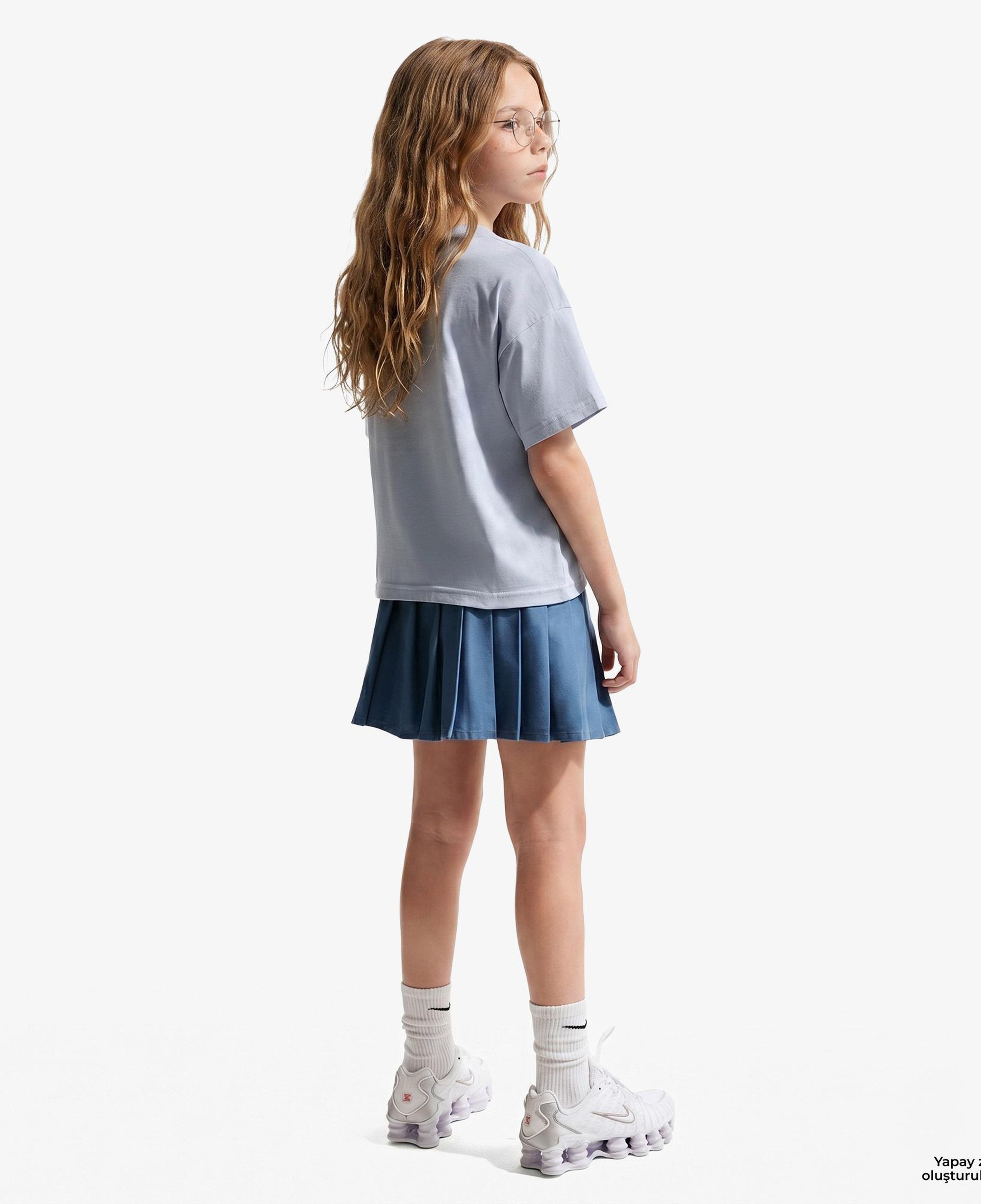 Nike Sportswear Essential Çocuk Mavi T-Shirt