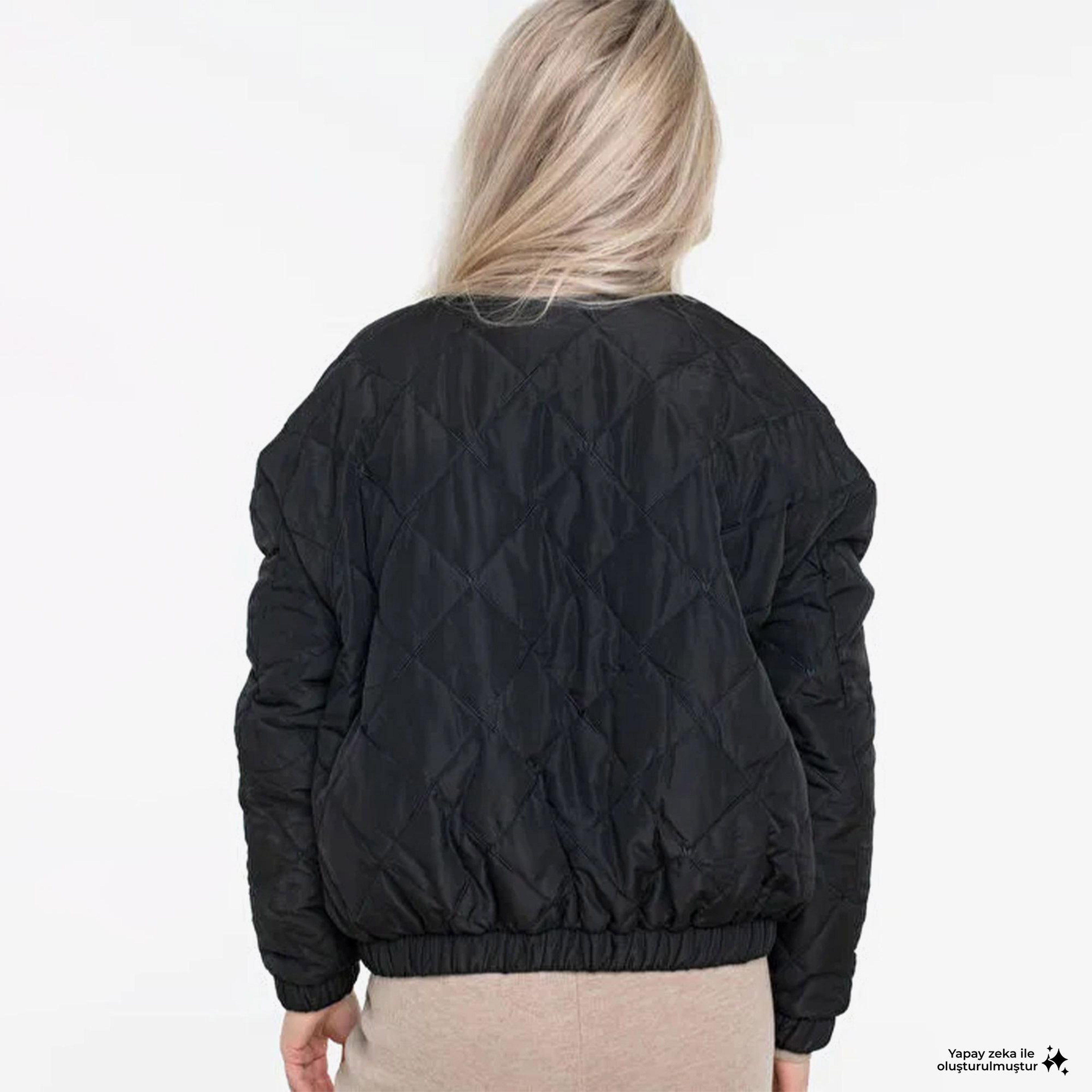 Guess Cecilia Aktif Kadın Siyah Mont