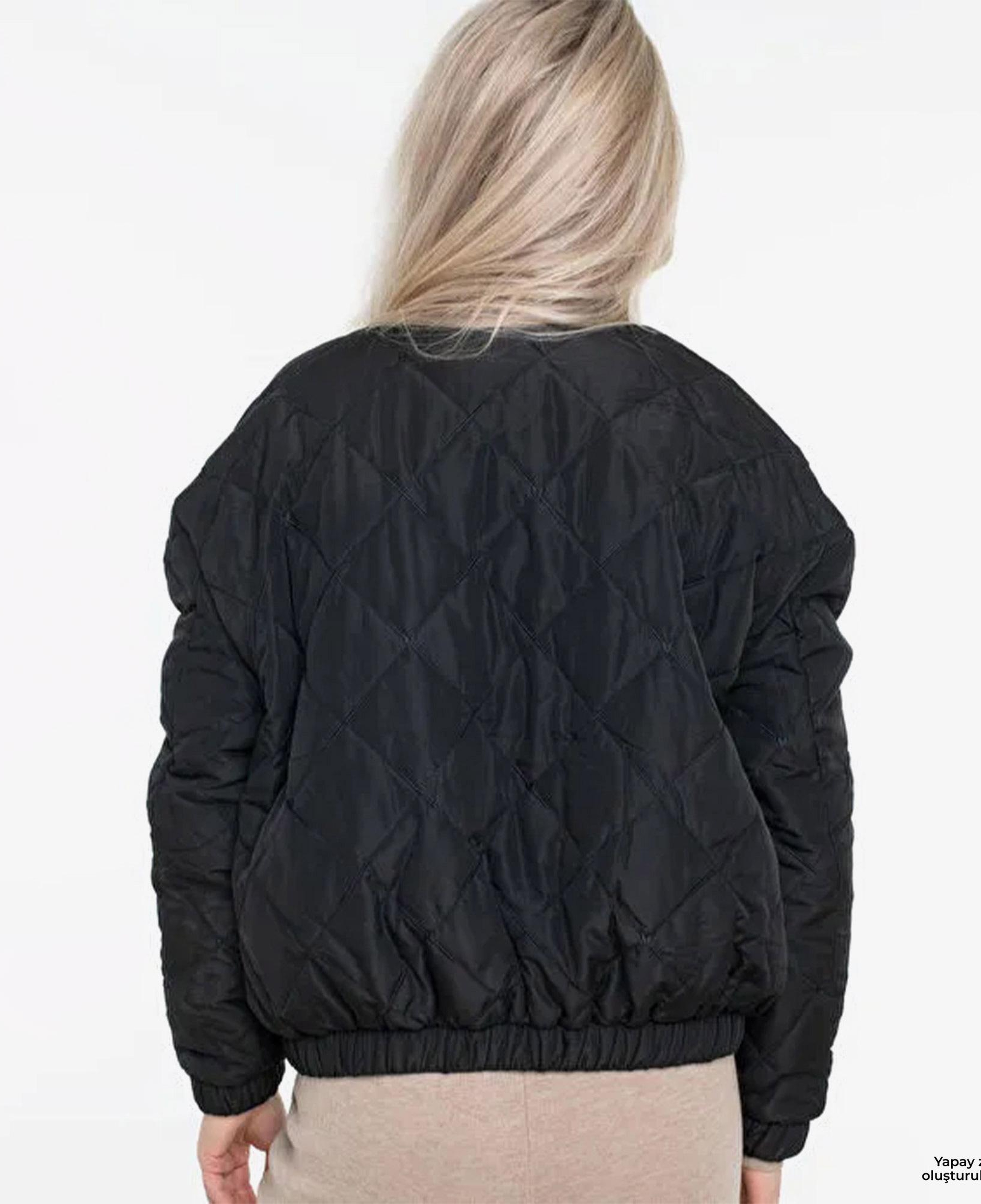 Guess Cecilia Aktif Kadın Siyah Mont