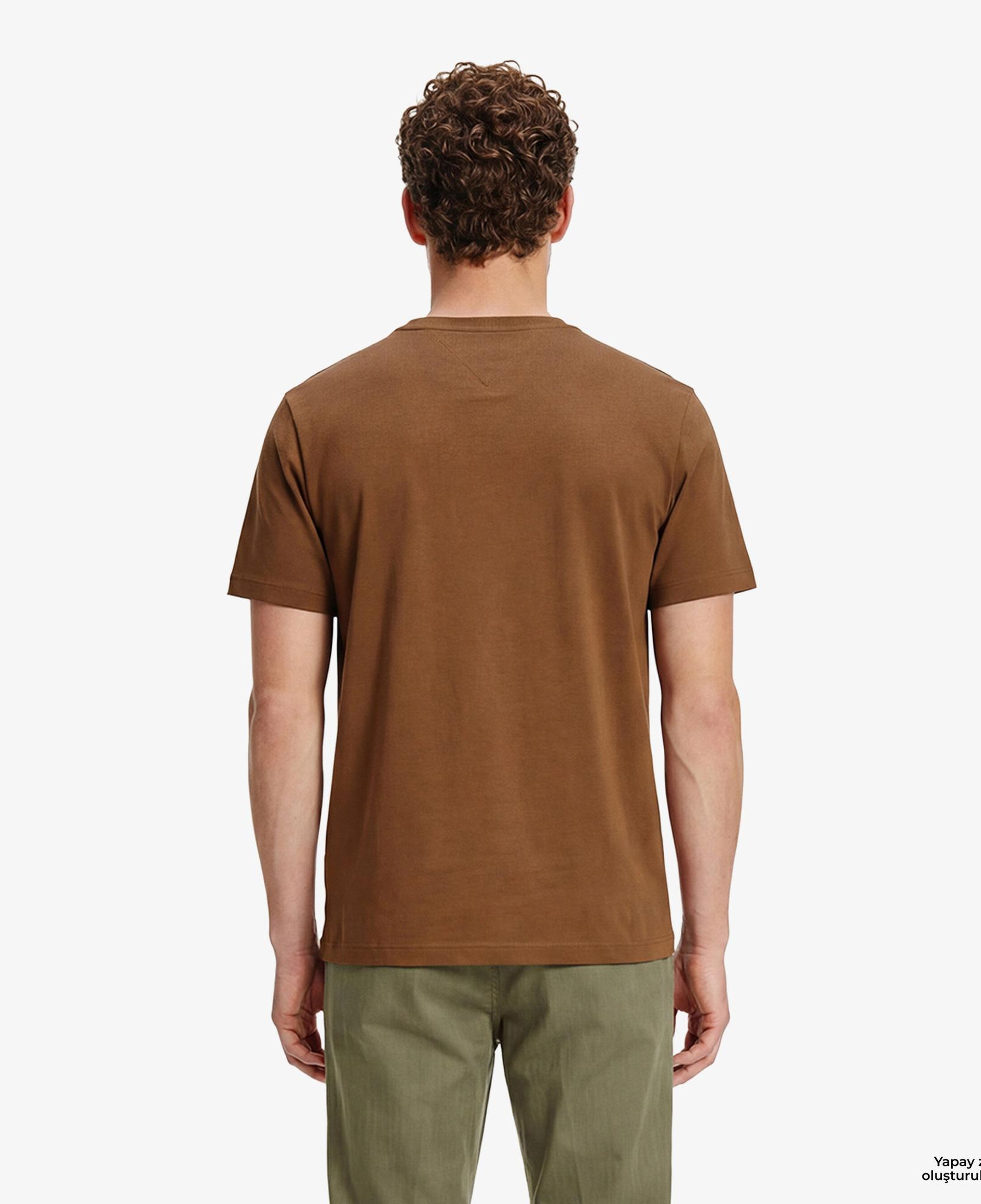 Tommy Hilfiger Core Essentials Erkek Kahverengi T-Shirt