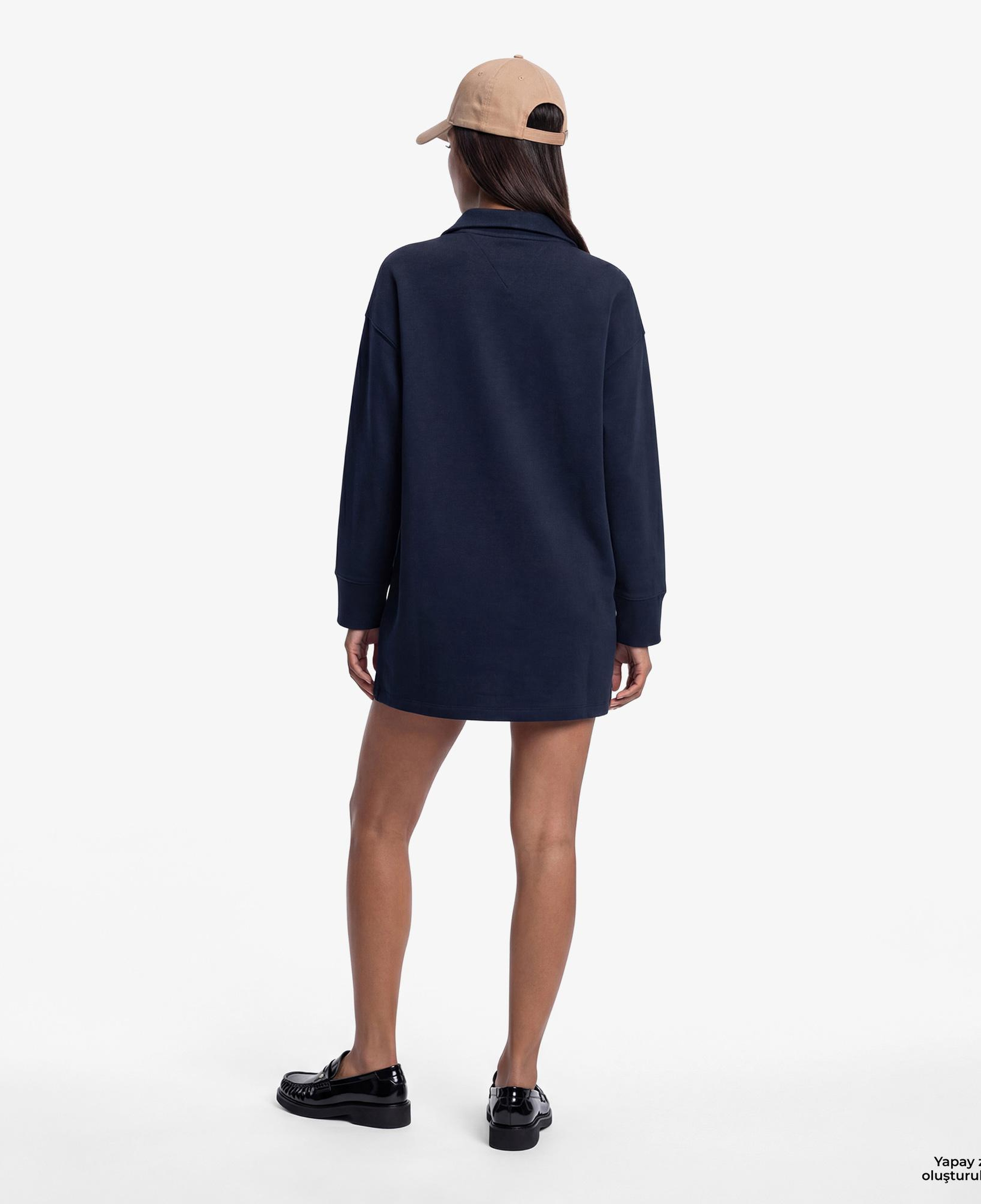 Tommy Hilfiger Script Kadın Lacivert Elbise
