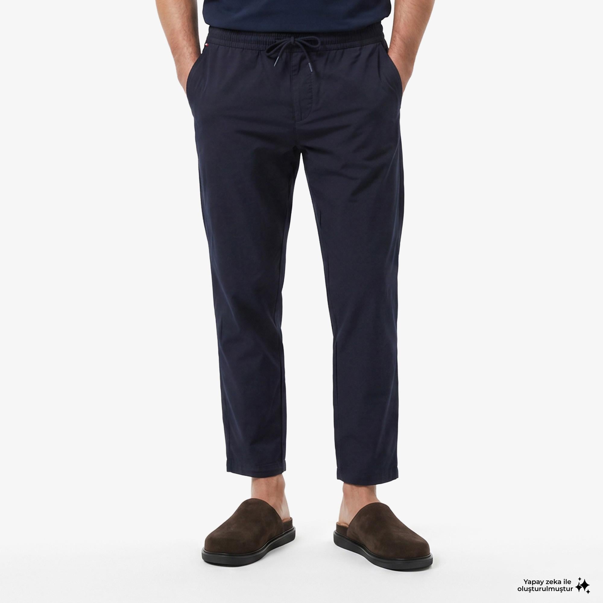 Tommy Hilfiger Seasonal Quality Erkek Lacivert Pantolon