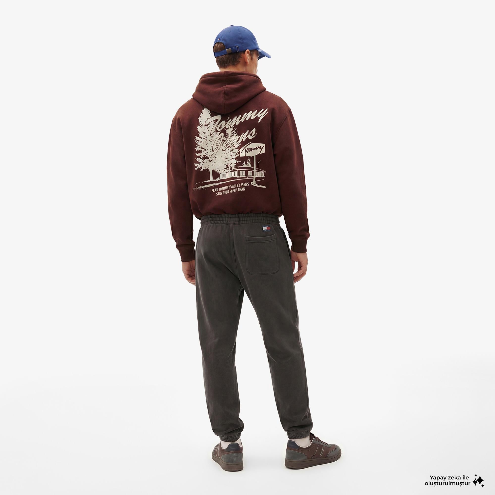Tommy Hilfiger New Classics Erkek Siyah Eşofman Altı