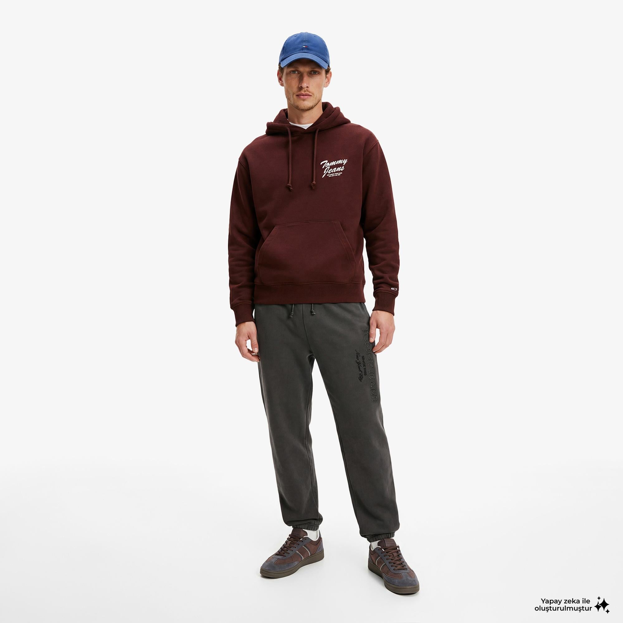 Tommy Hilfiger New Classics Erkek Siyah Eşofman Altı