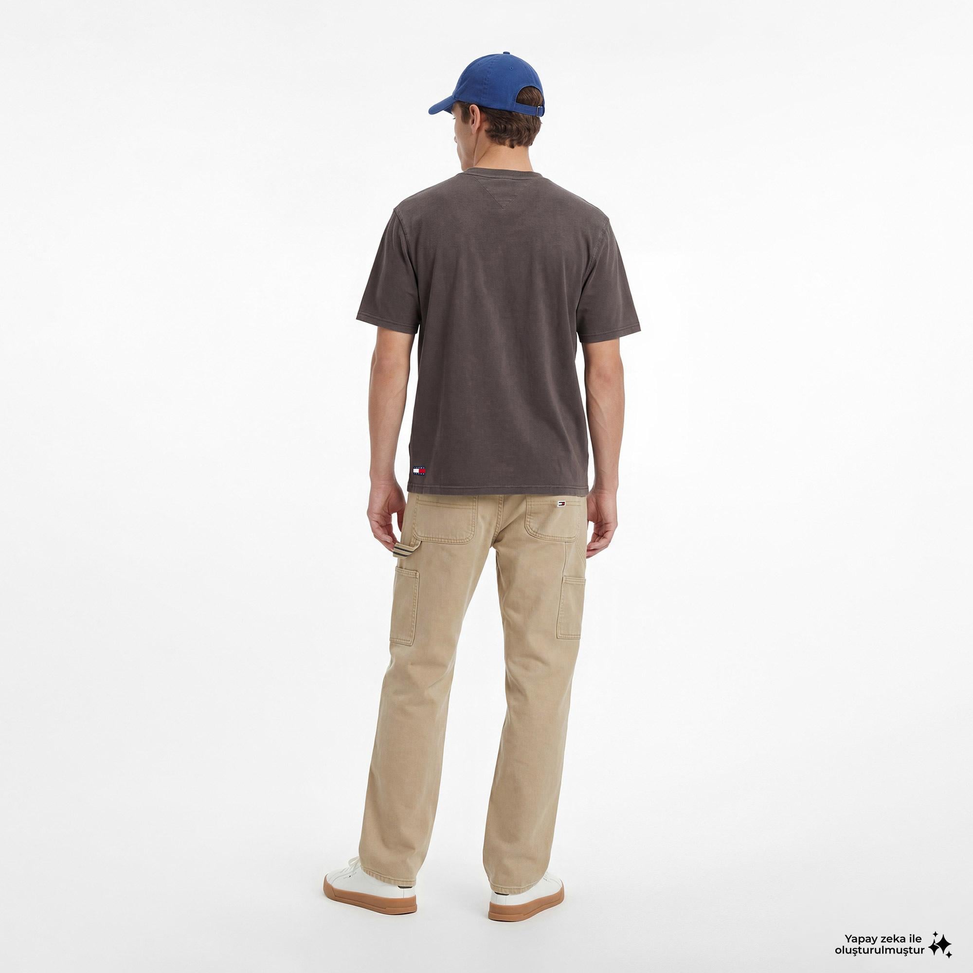 Tommy Hilfiger New Classics Erkek Kahverengi T-Shirt