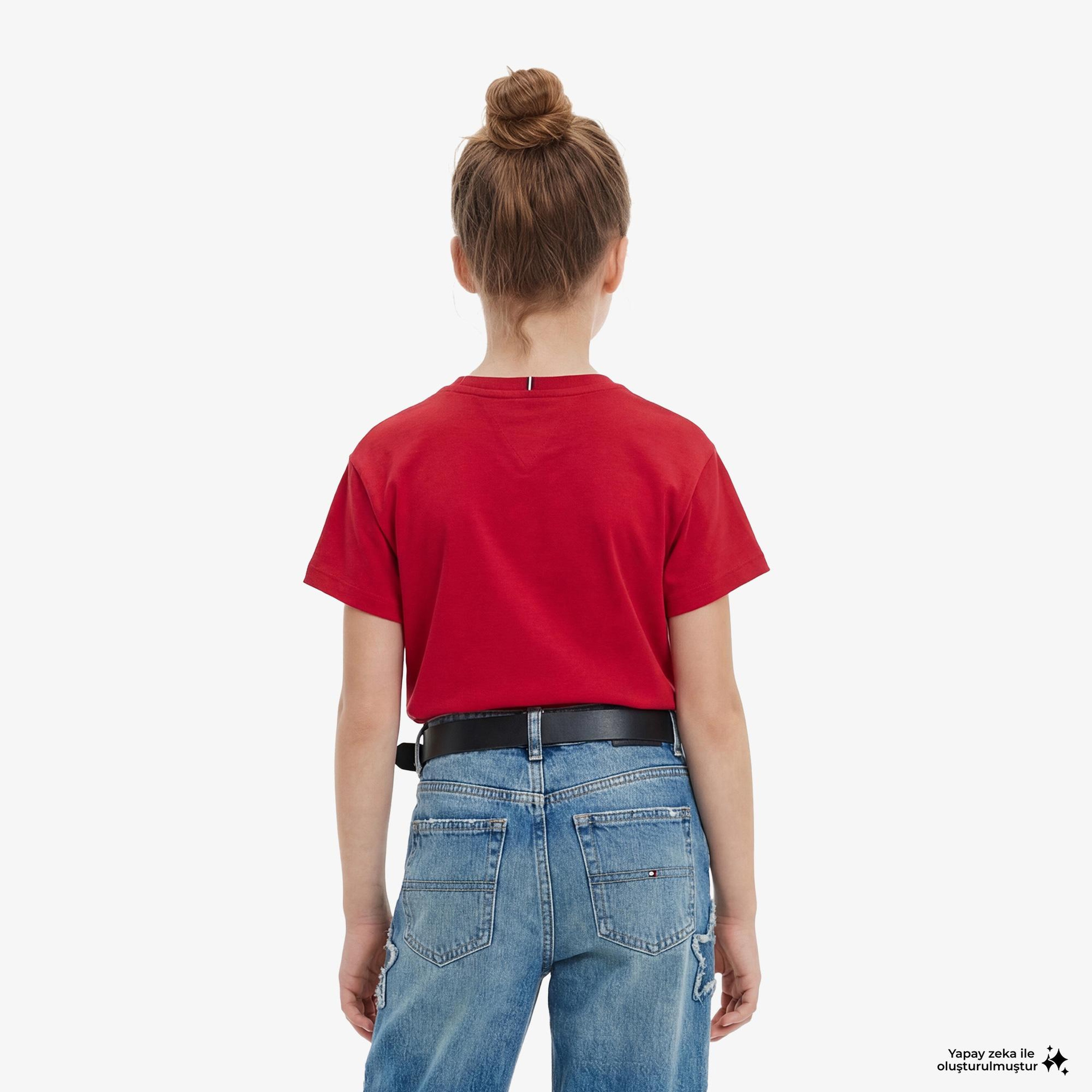 Tommy Hilfiger Heritage Çocuk Kırmızı T-Shirt