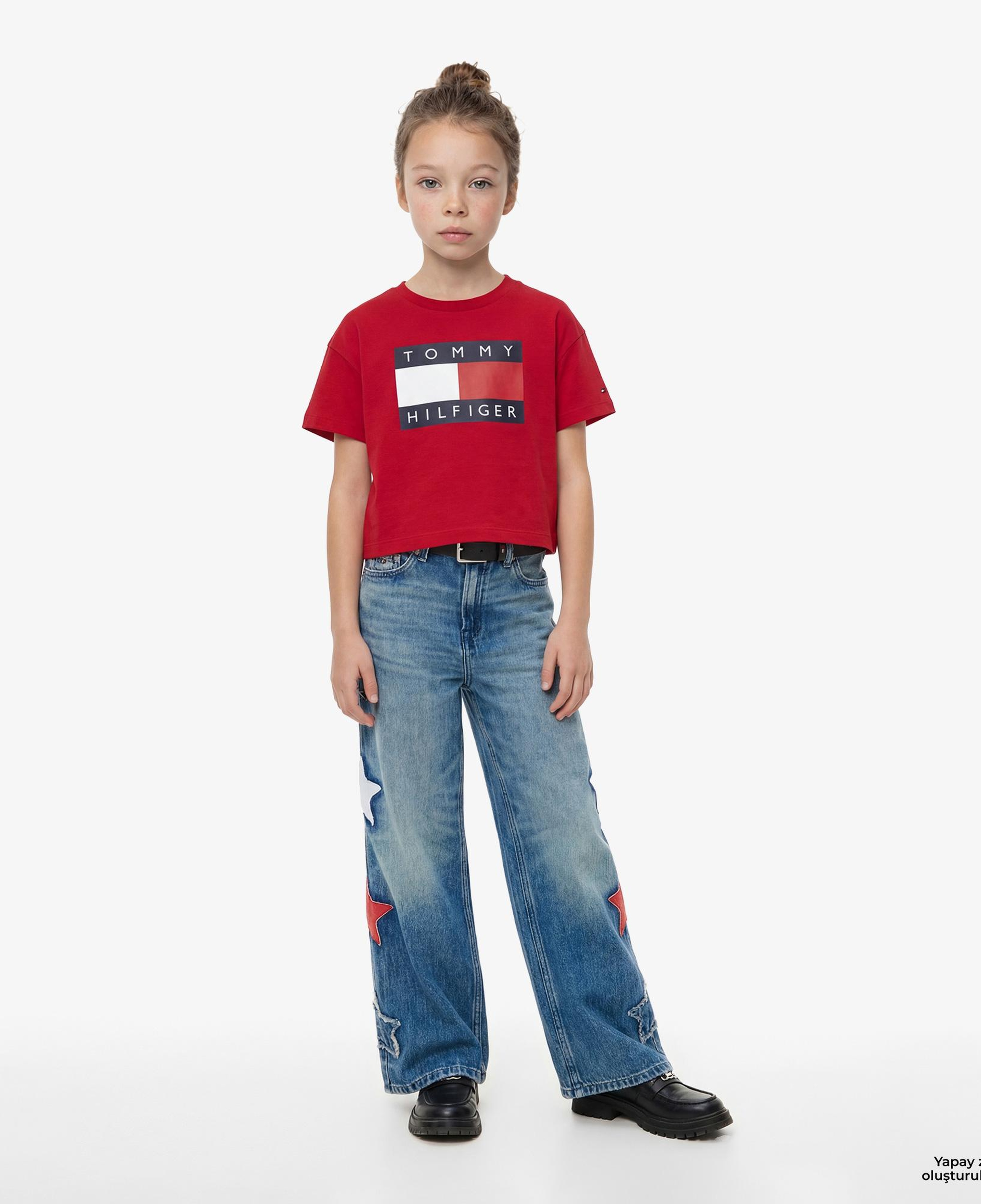 Tommy Hilfiger Heritage Çocuk Kırmızı T-Shirt