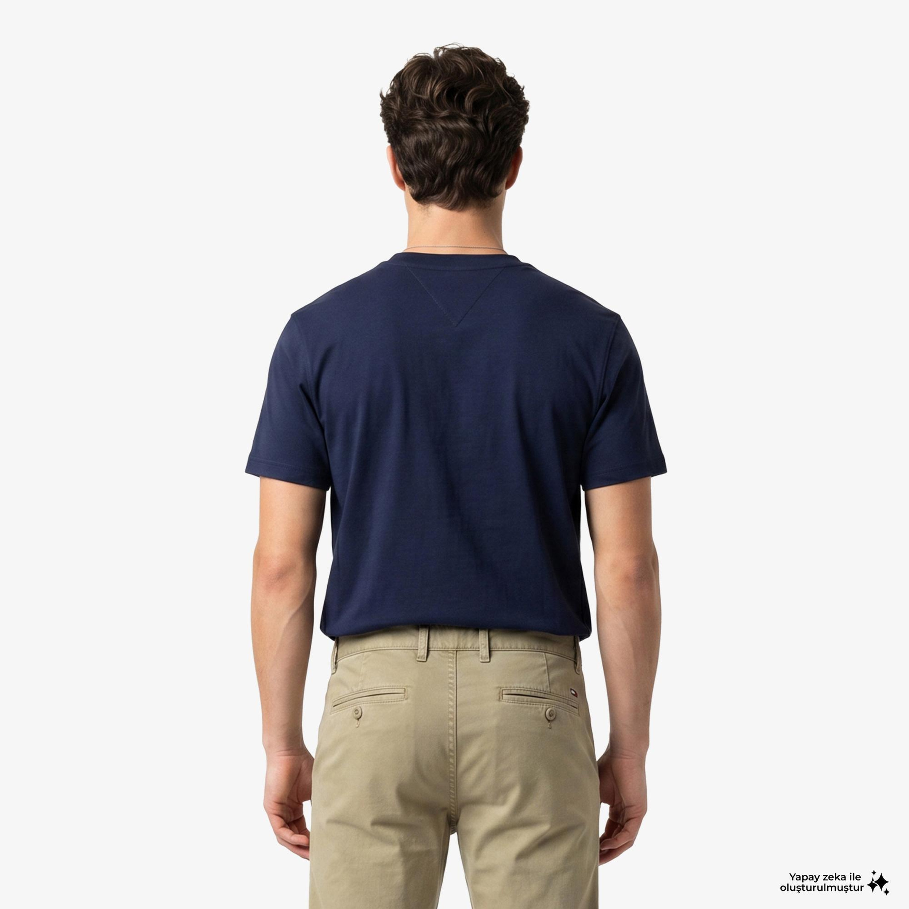 Tommy Hilfiger Swimshop Erkek Lacivert T-Shirt