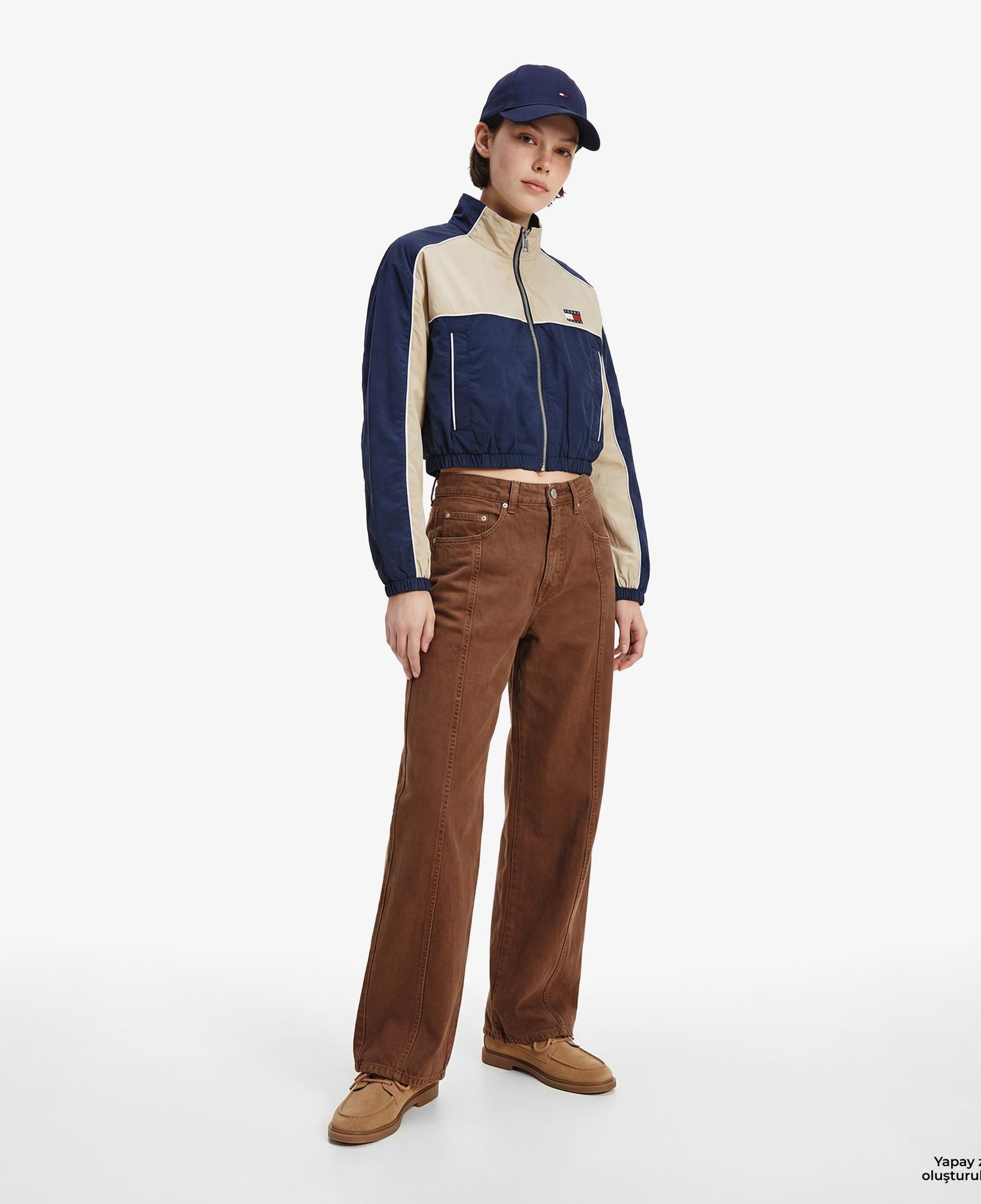 Tommy Hilfiger Badge Kadın Lacivert Ceket