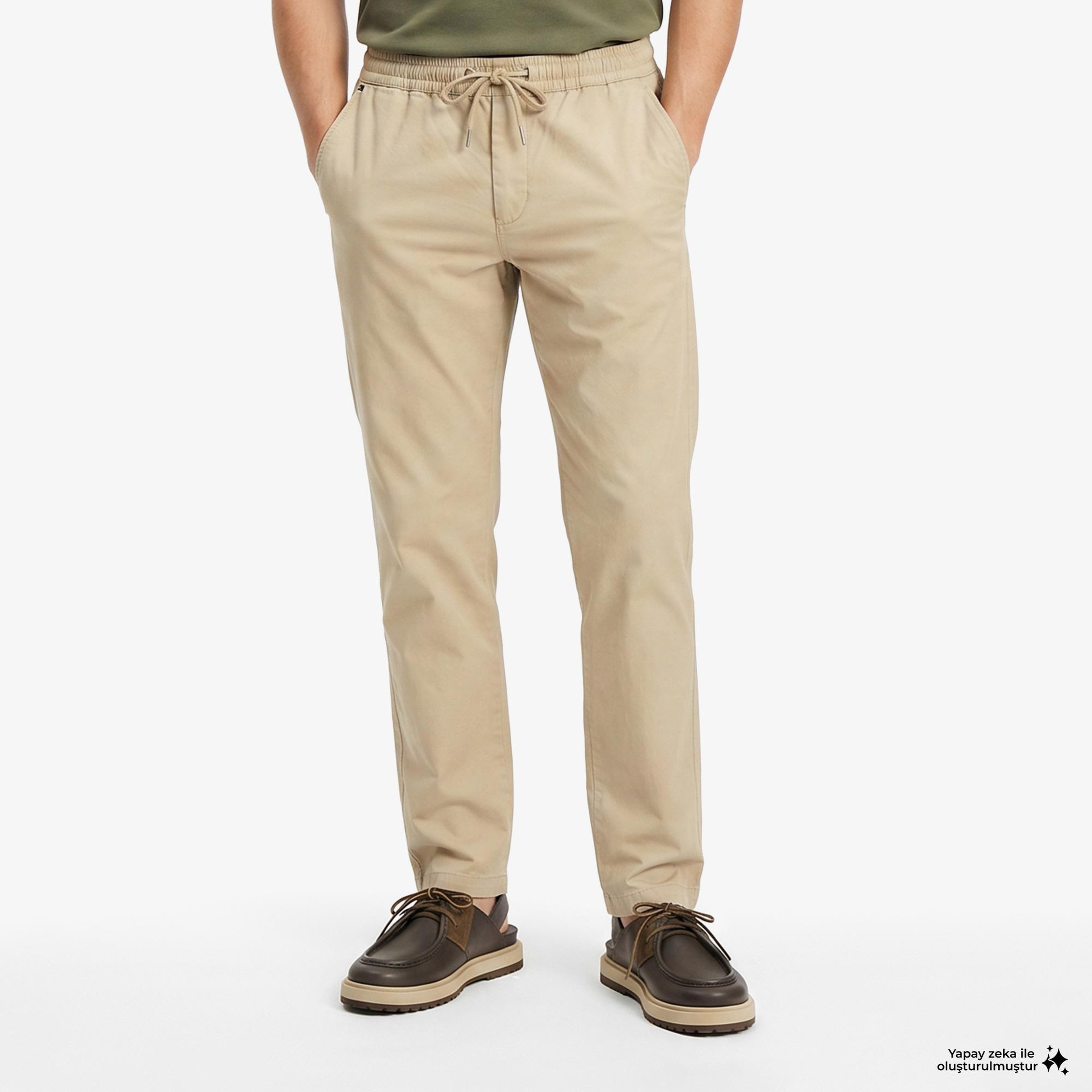 Tommy Hilfiger Seasonal Quality Erkek Haki Pantolon